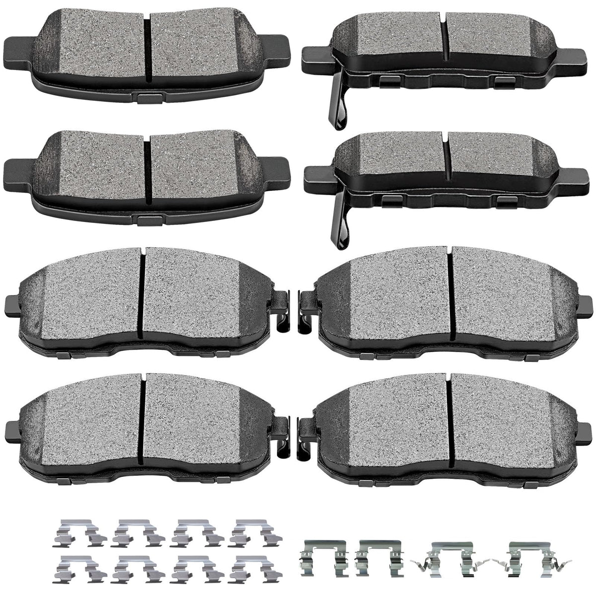 Scitoo Ceramic Front Rear Disc Brake Pad Set Fit For 2003-2005 For Infiniti G35, For Nissan 350Z | For Altima | For Juke | For S
