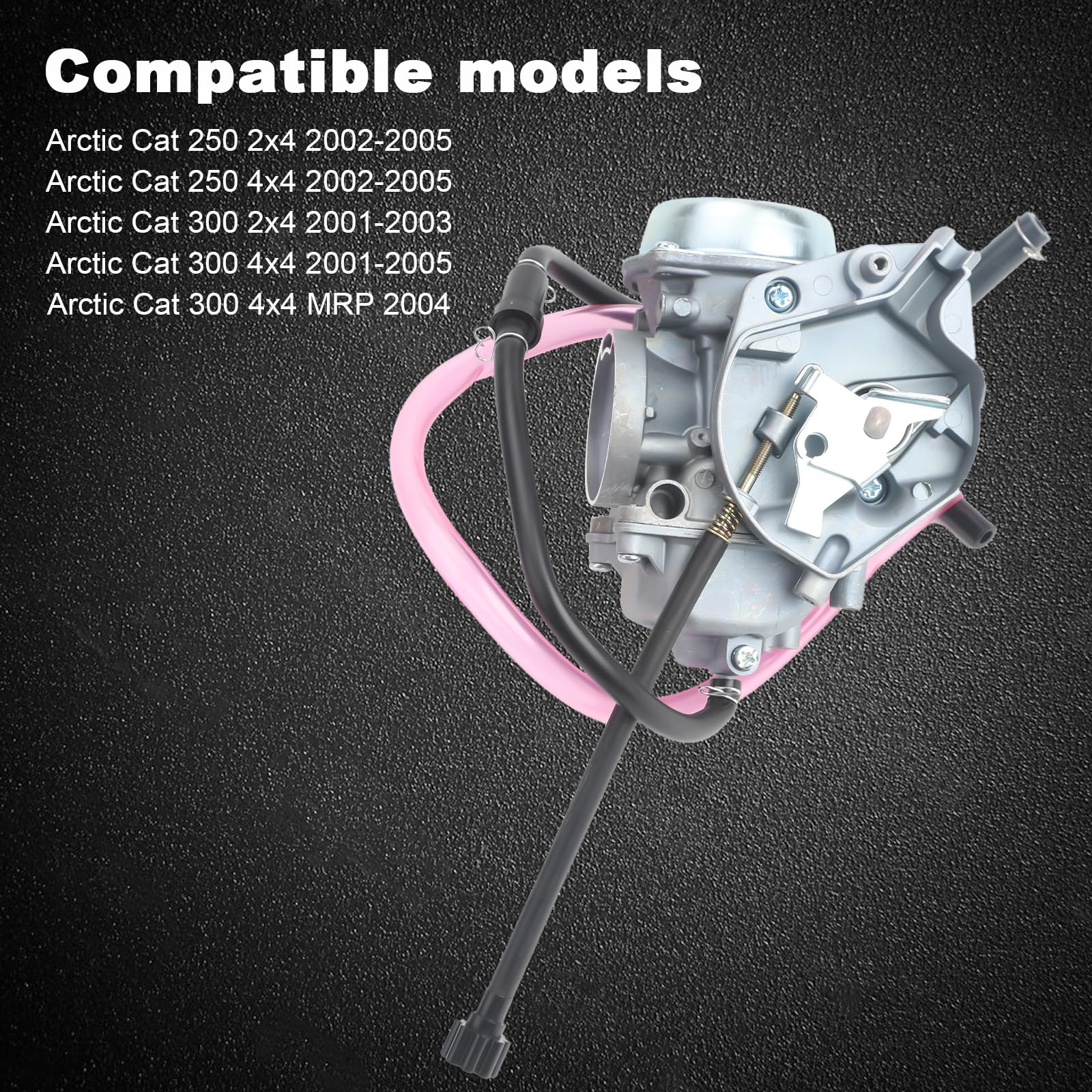 Carburetor For Arctic Cat 250 2002-2005, Arctic Cat 300 2001-2005, Replace# 0470-448 0470-387