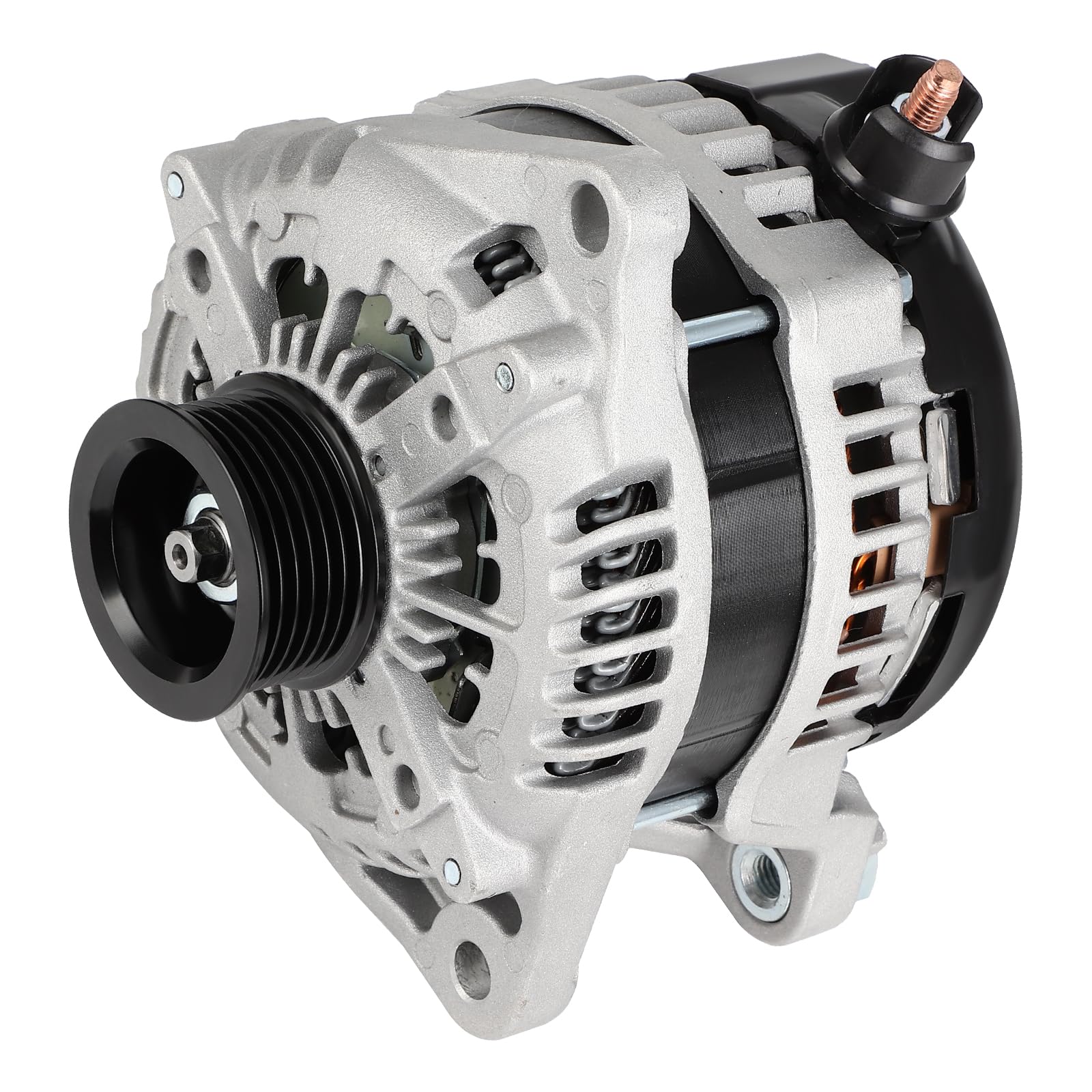 SCITOO Alternator Fits for Ford for F-150 for F150 2011 2012 2013 2014 V8 5.0L - 12V 220Amp CW S6 Pulley Class, Replace OE 11532