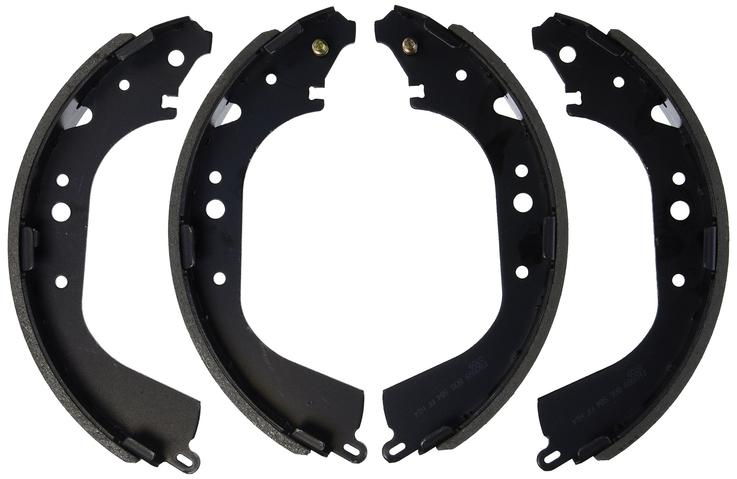 Bosch Bs589 Blue Drum Brake Shoe Set - Compatible With Select Toyota 4Runner, Pickup, T100, Tacoma, Tundra; Rear