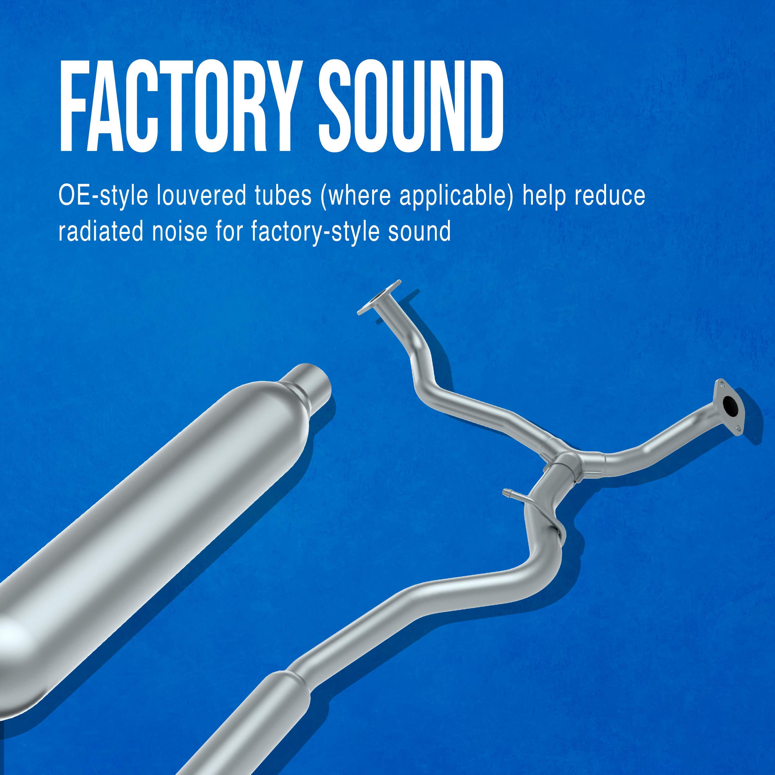 Walker 55572 Direct Fit Exhaust Resonator And Pipe Assembly For Nissan Sentra