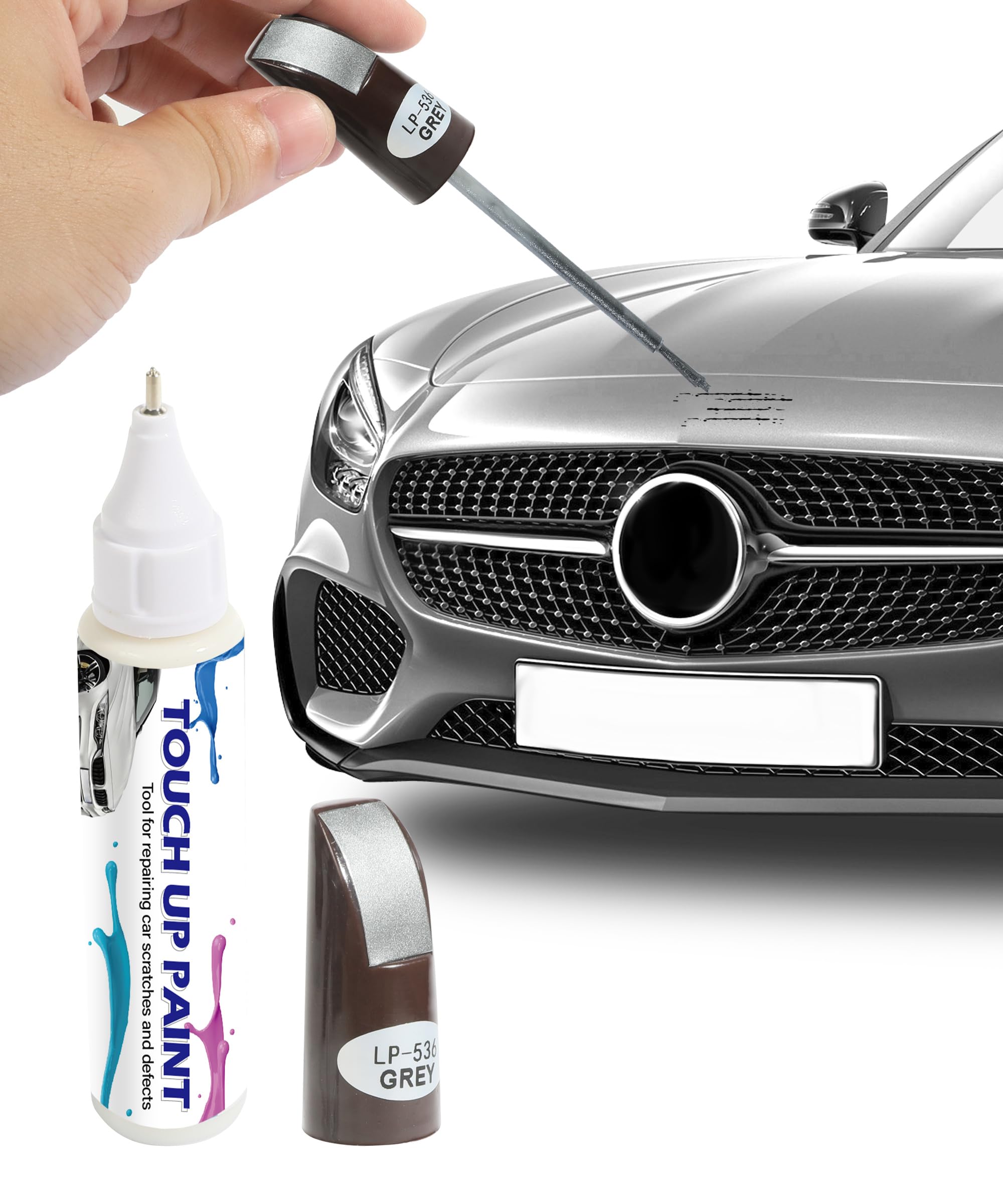 ESEWALAS Car Scratch Remover Car Paint,Touch Up Paint,Easy & Quick Auto Car Paint Scratch Repair,2 in 1 Touch Up Paint Pen,Car S