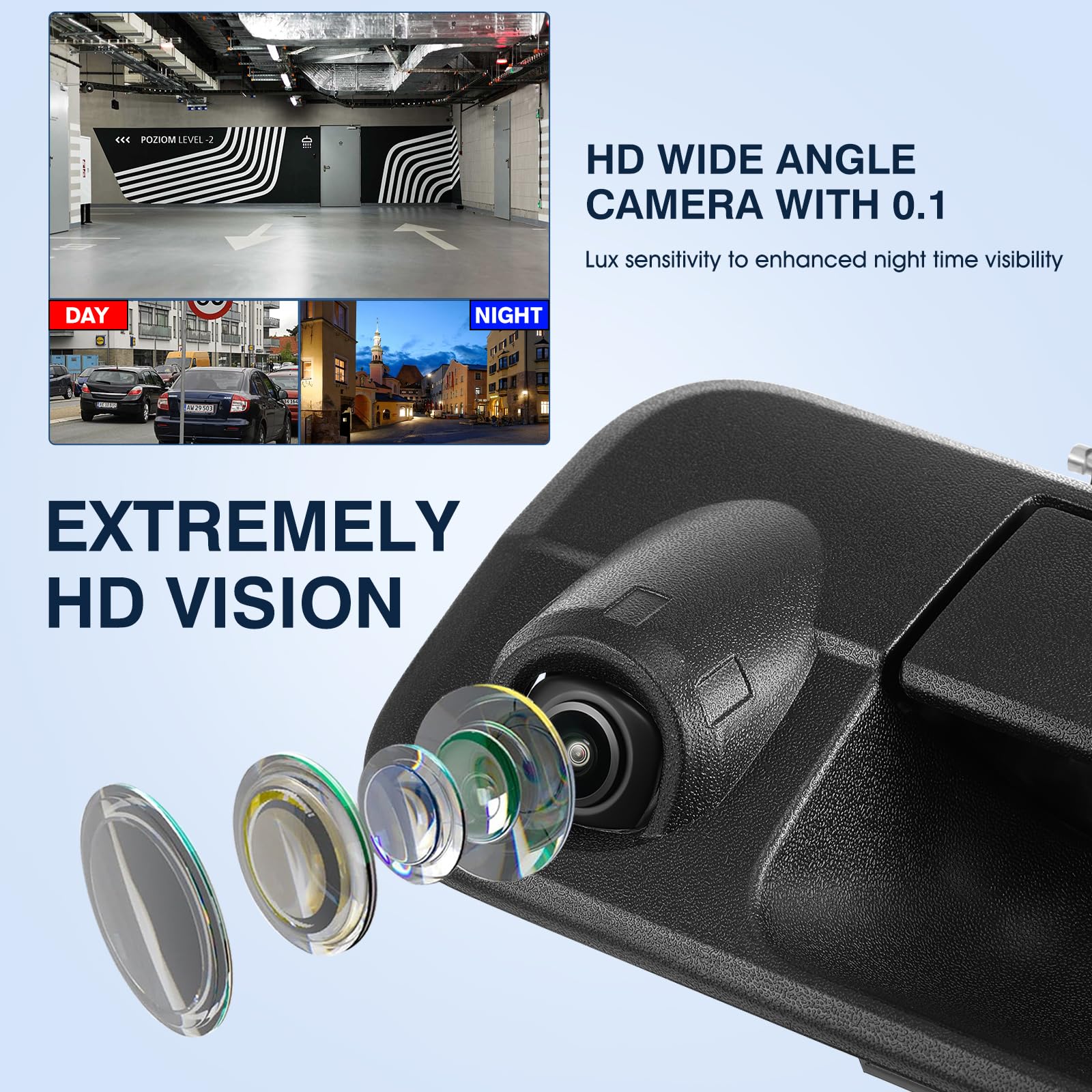 Acauto Tailgate Handle Backup Camera Fit For Toyota Tundra 2007-2013 Classic Tailgate Reversing Rear View Park Assist Camera Rca