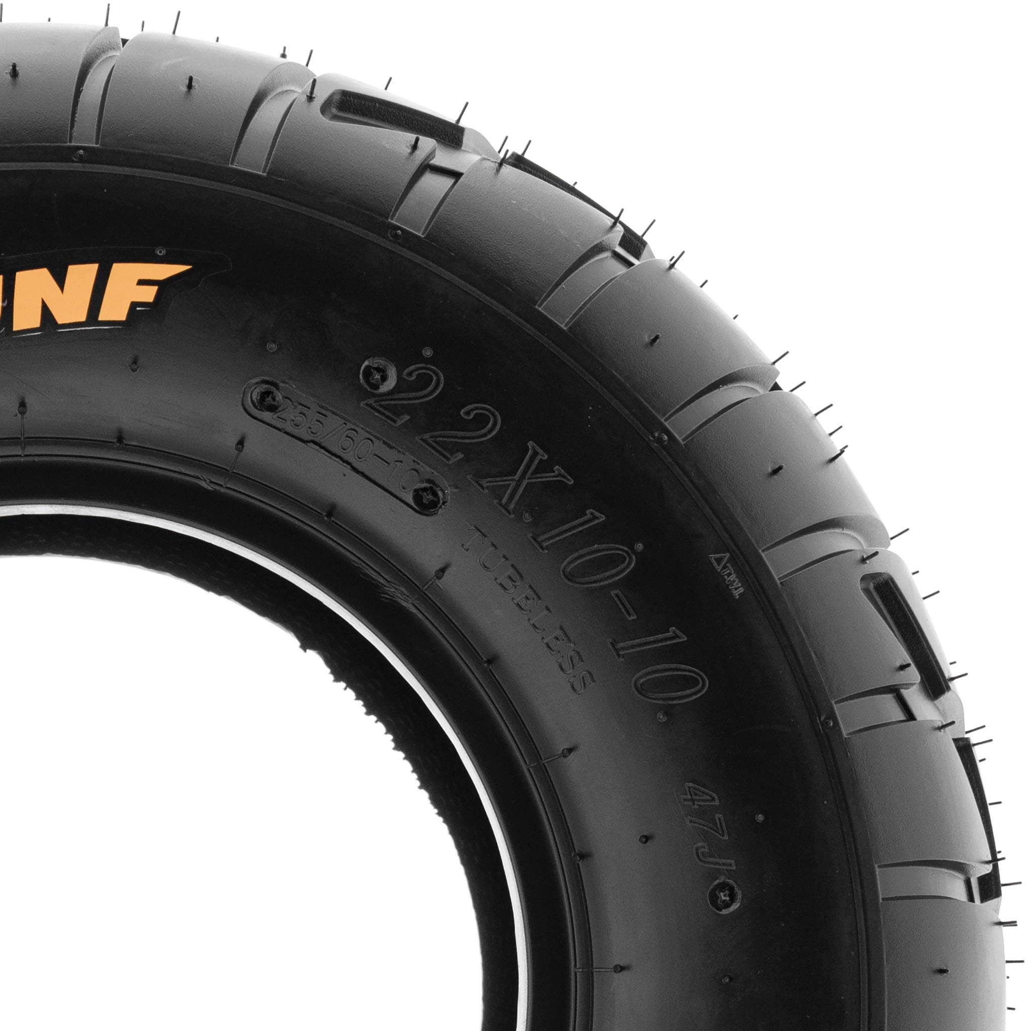 SunF A021 22x10-12 replacement ATV UTV Dirt Track & Flat Track Tire, 6 PR, Tubeless