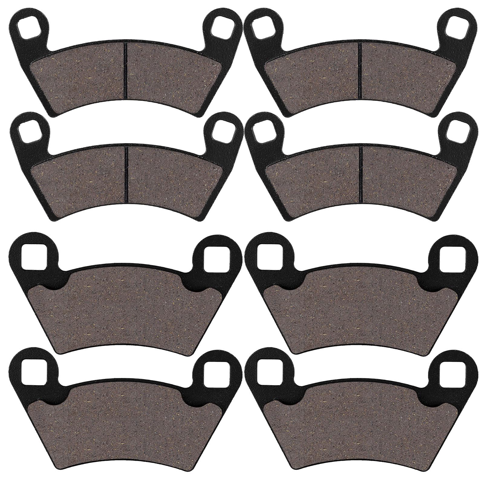 Front & Rear Brake Pads for Polaris Ranger 800 RZR 900 XP Ranger 900 700 570 Ranger 900 XP Ranger 800 XP Ranger Crew 500 RZR 4 8
