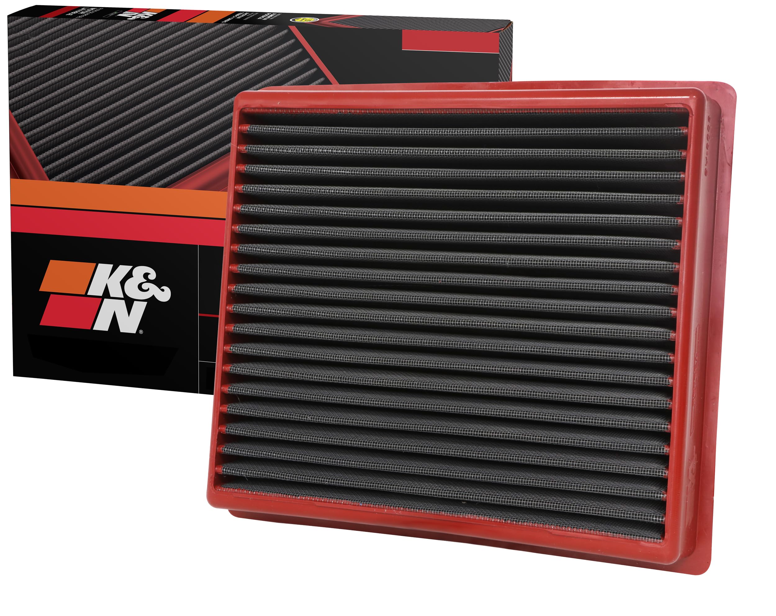 K&N Dryflow Lifetime Engine Air Filter: High Performance, Dry Synthetic, Washable, Premium, Replacement Filter: Compatible With