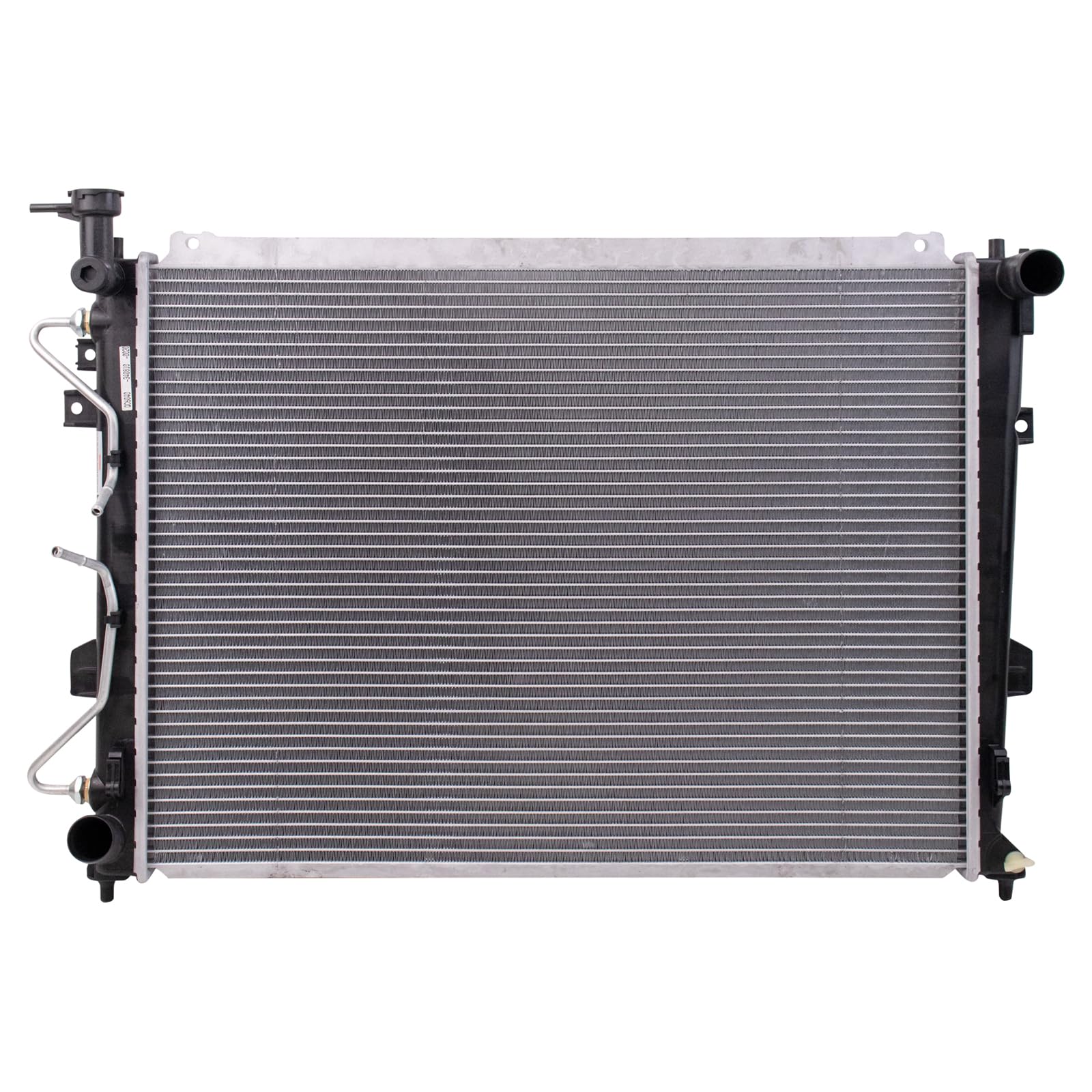 Trq Radiator Assembly Aluminum Core Compatible With 07-10 Kia Rondo Cu2961