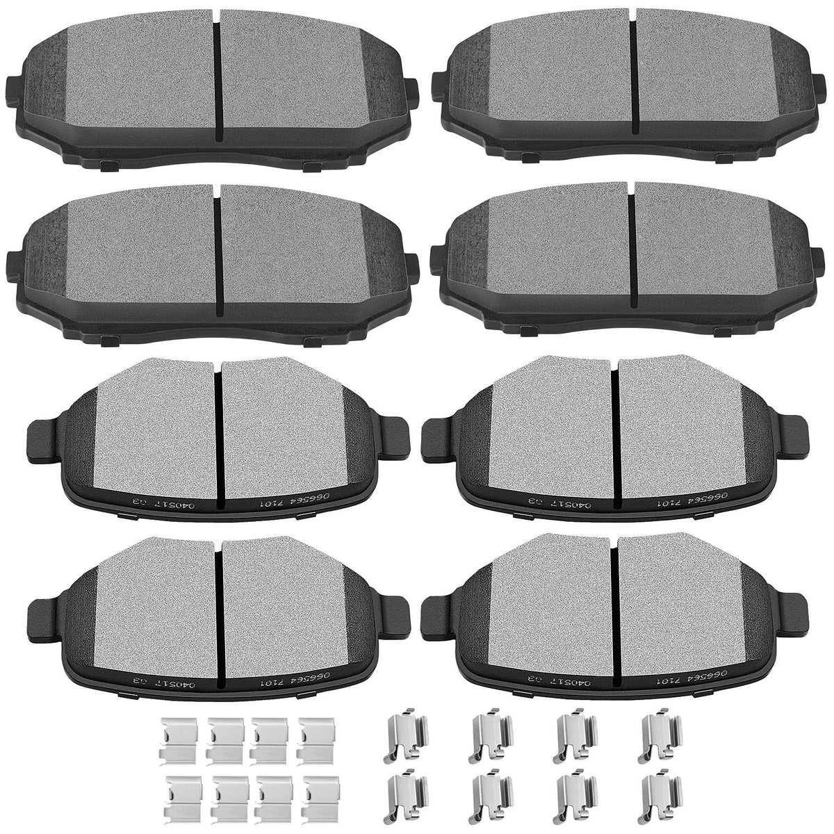 Ceramic Brake Pads Kits,Scitoo 8Pcs Brakes Pads Set Fit For 2011-2015 For Ford Edge,2011-2015 For Lincoln Mkx
