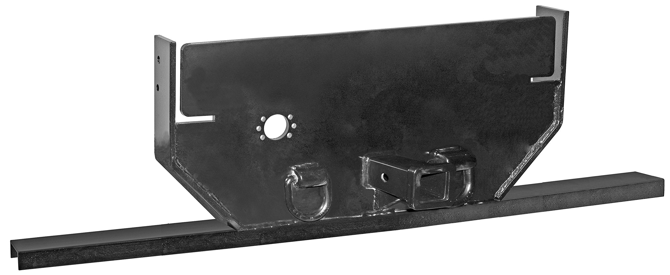 Buyers Products 1809060A Hitch Plate With Receiver Tube, 1/2 X 17.42 Inch, For Ford F-350 - F-550 Cab & Chassis (1999+), Bottom 