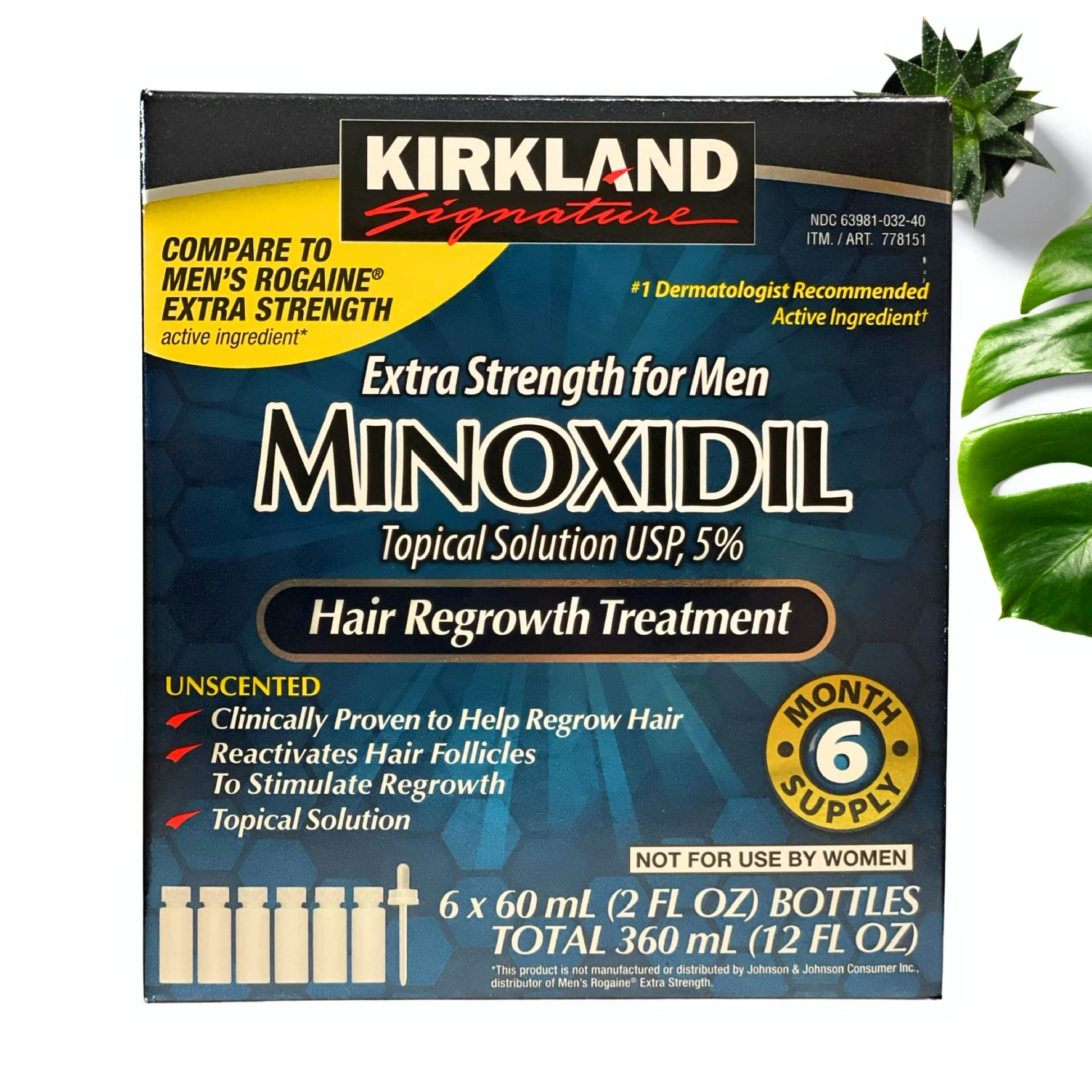 5 % Extra Strength  2 Pack (3 Months Supply)-New