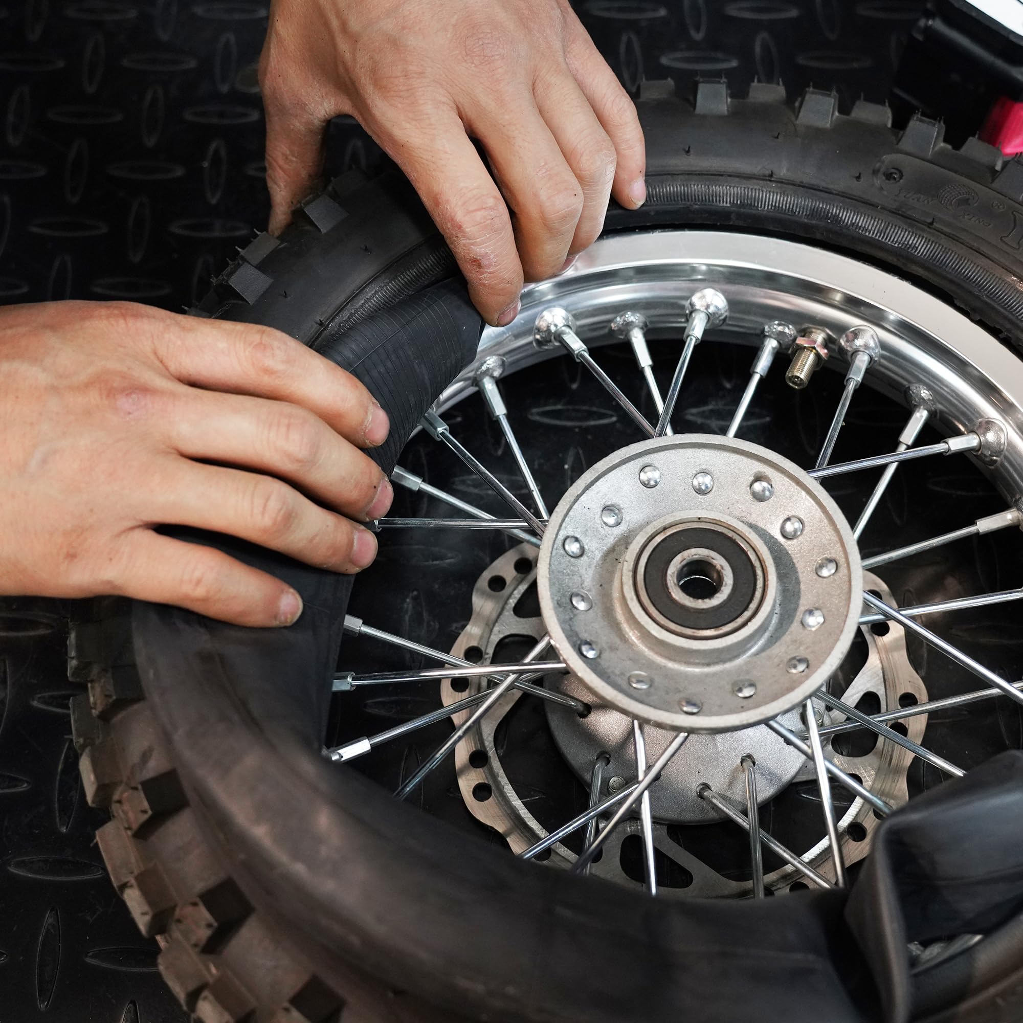 WATODAY 2.50-10 Inner Tube with Straight Valve Stem for CRF50 XR50 DRZ70 PW50 Mini Dirt Bikes - 10 Inch Size