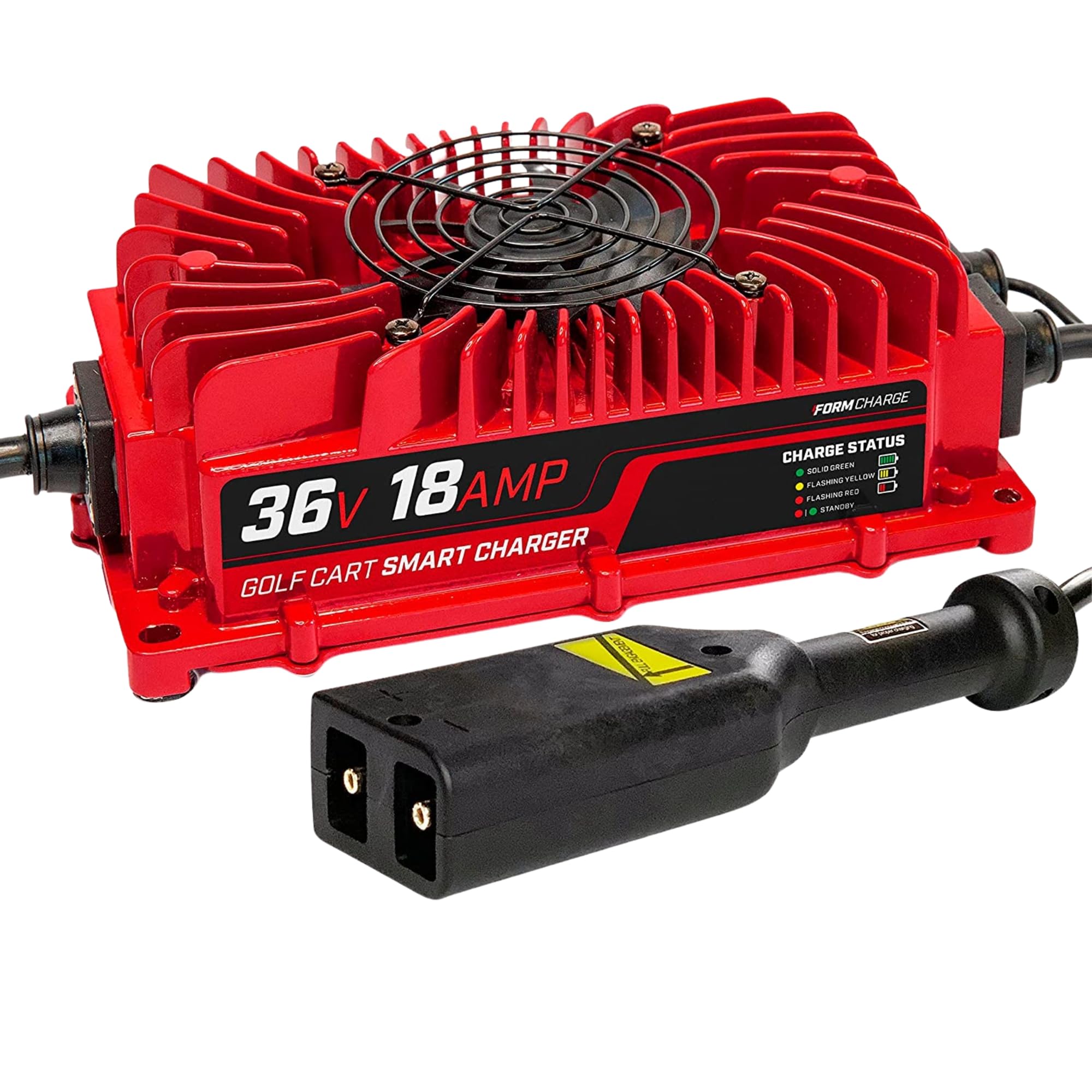 FORM 18 AMP EZGO TXT Battery Charger for 36 Volt Golf Carts -D Style Plug