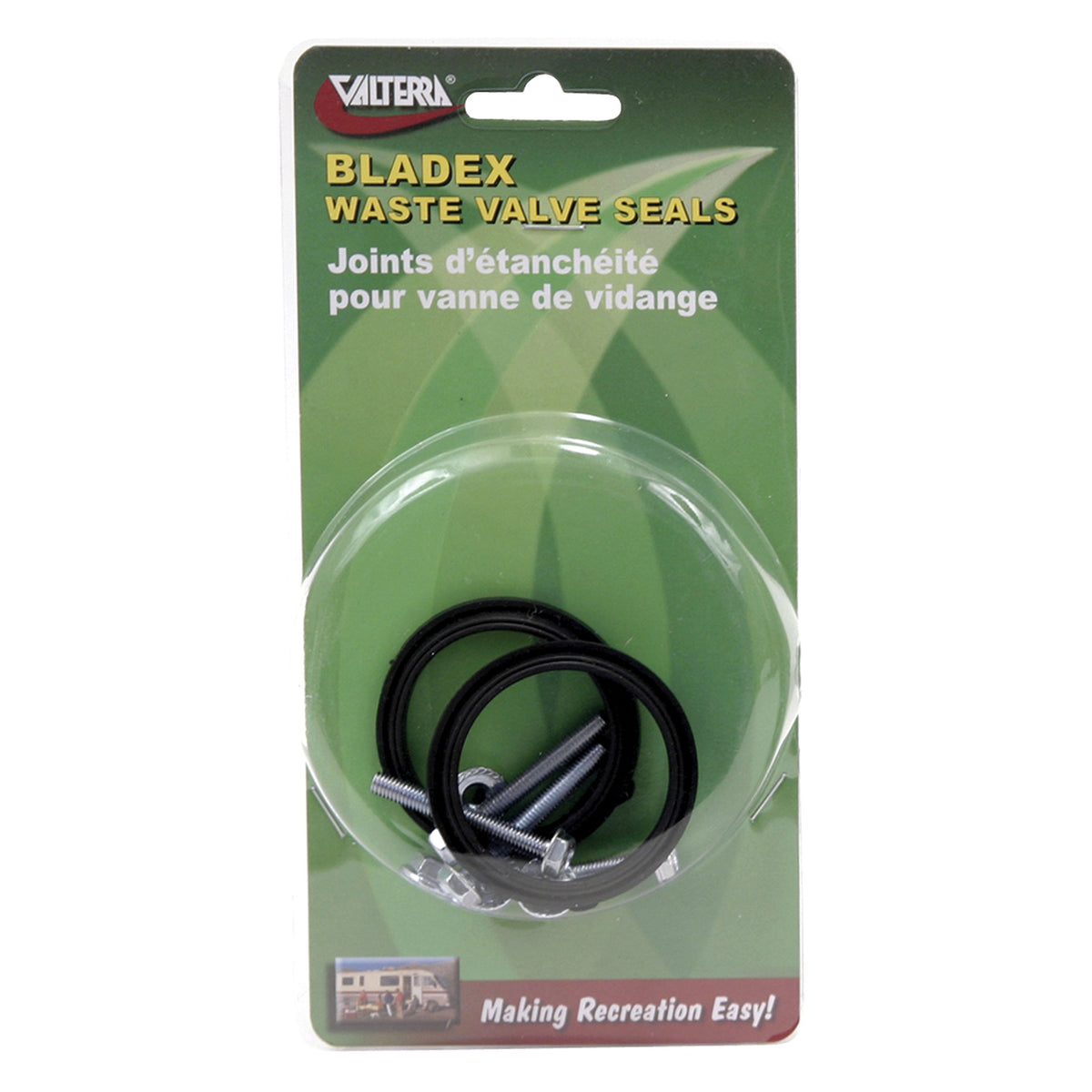 Valterra T1001-9VP Bladex Waste Valve Seals - 1.5',Black