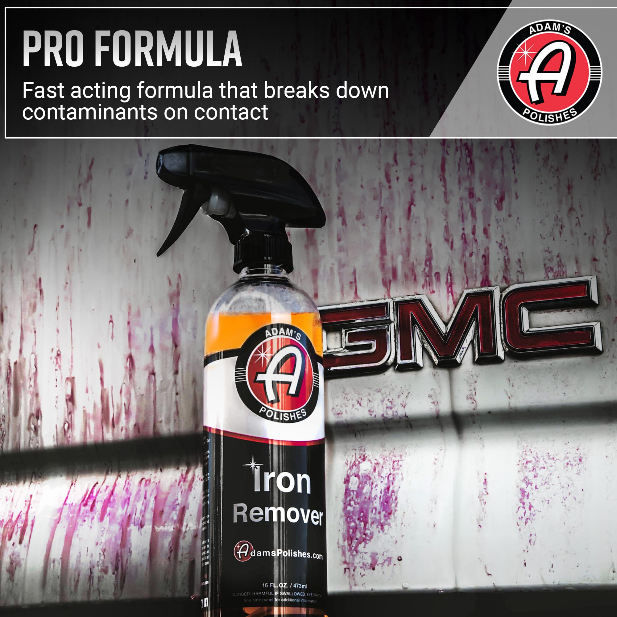Adam 'S Iron Remover (5 Gallon) - Iron Out Fallout & Rust Remover Spray For Car Detailing On Automotive, Motorcycle, Rv, Boat Pa