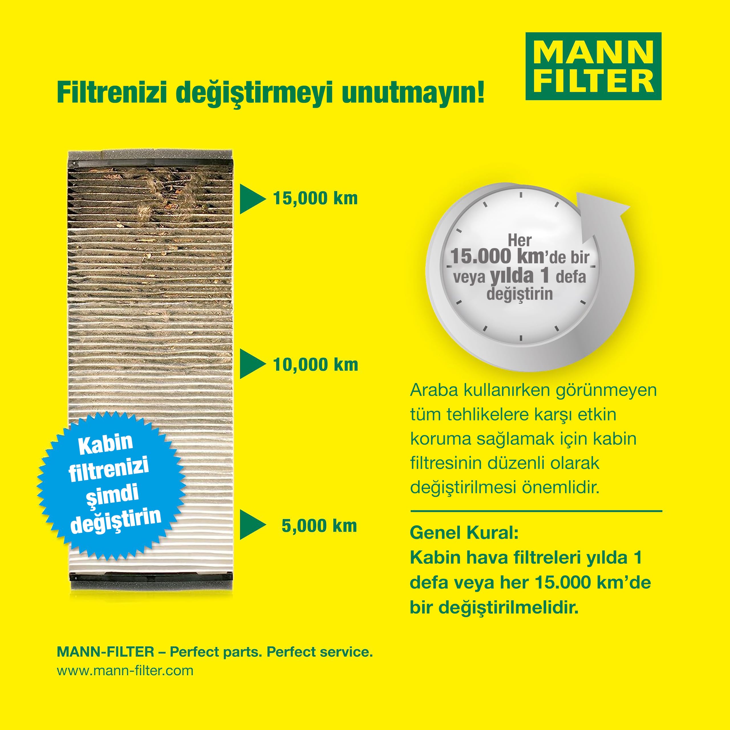 MANN-FILTER CUK 26 009 Cabin Air Filter with Activated Carbon, 10 x 9.3 x 1.3, Premium Air Quality Replacement