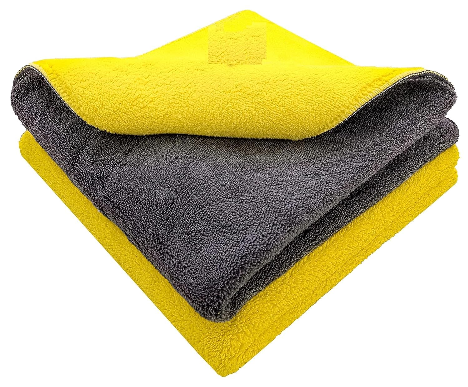 Nava Large, Thick and Quick Drying Car Microfiber Cleaning Towel Polishing Waxing Auto Detailing Towel Cloth (30 x 40 cm (600 GS