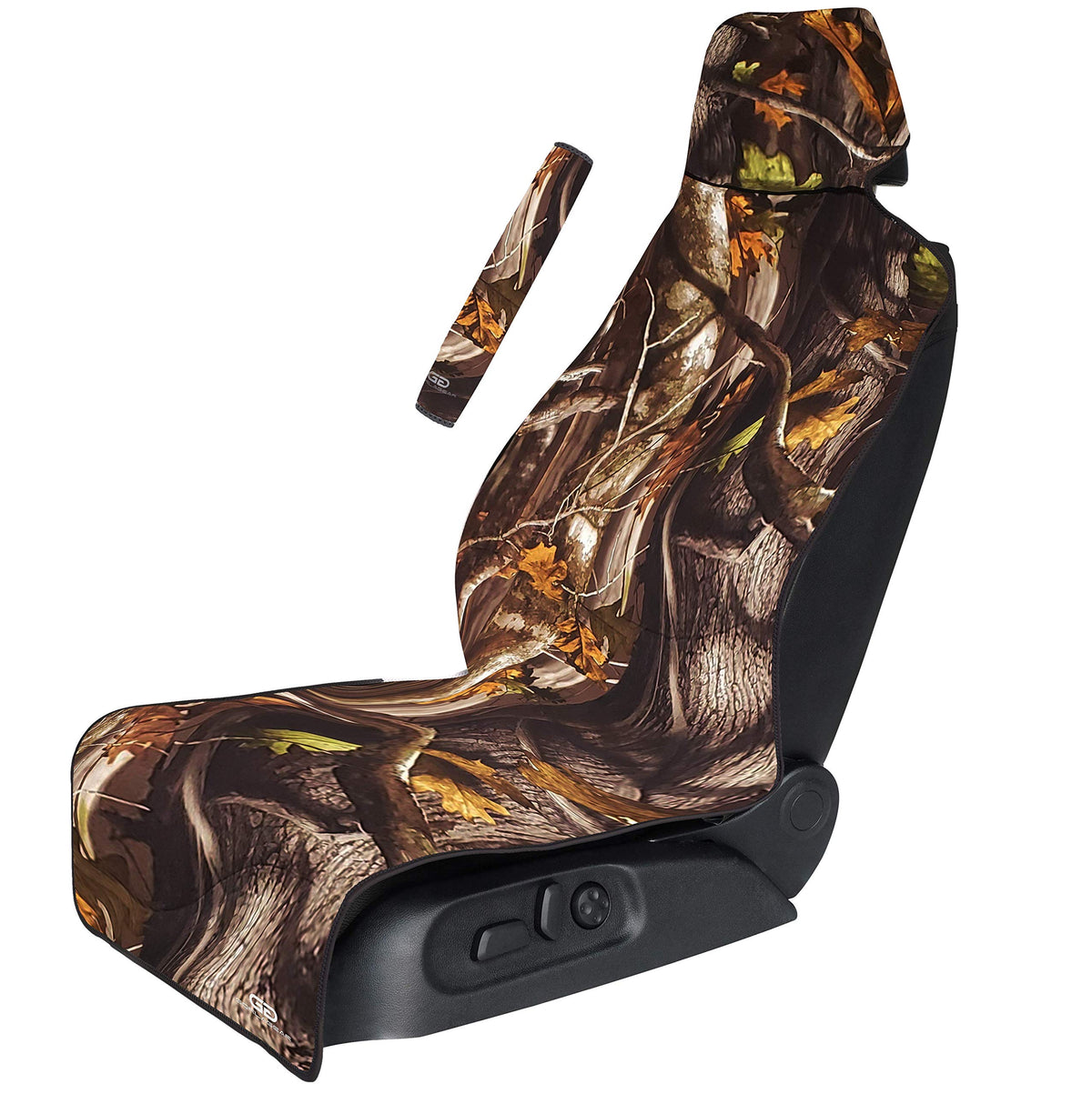 Gorla Gear Camo Premium Universal Fit Waterproof Stain Resistant Car Seat Cover Neoprene Non-Slip Bucket Seat Hunting Dog & Car