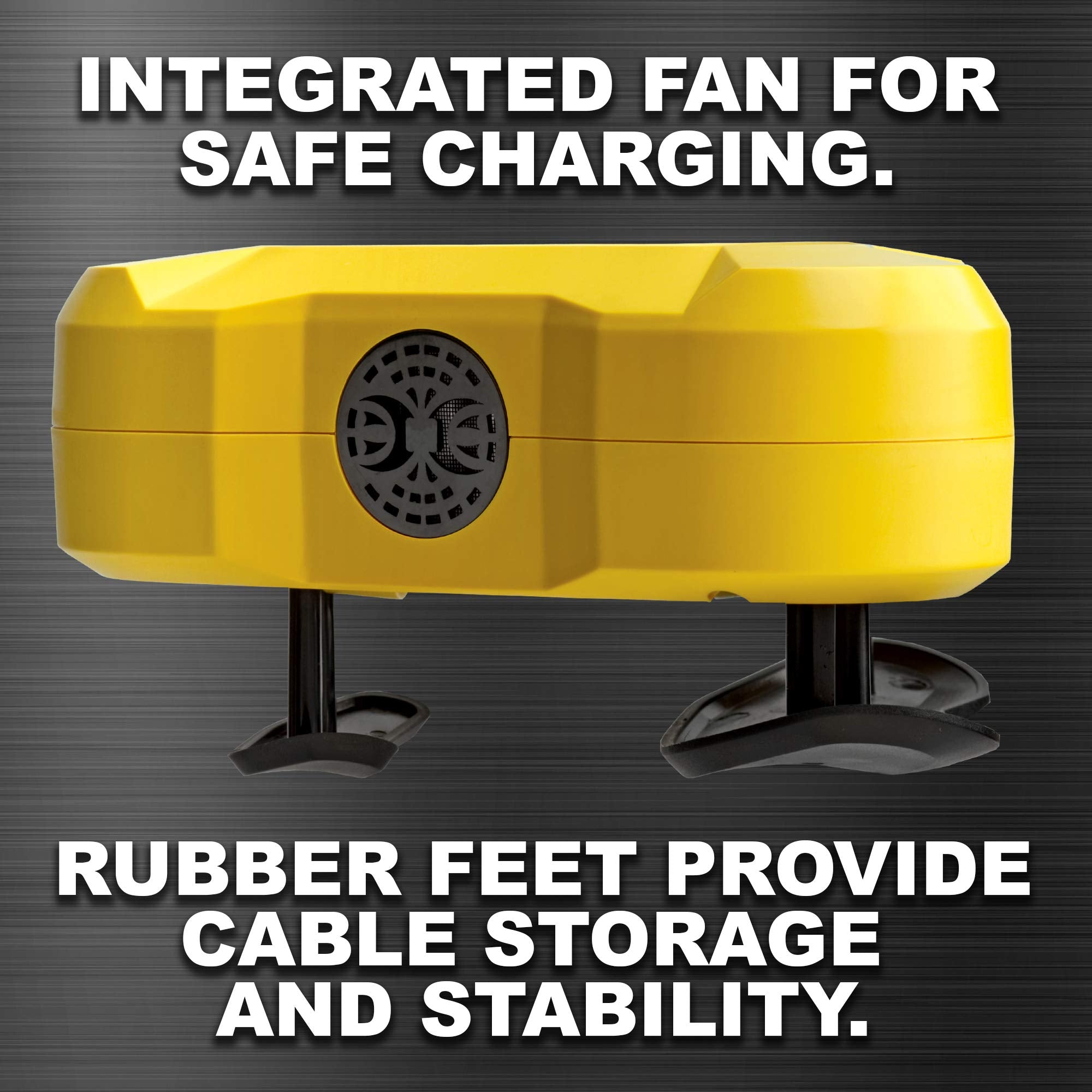 Clore Automotive CHARGE IT! 4520 12 Volt 20 Amp Fully-Automatic Smart Battery Charger, Battery Maintainer, and Desulfator, Yello