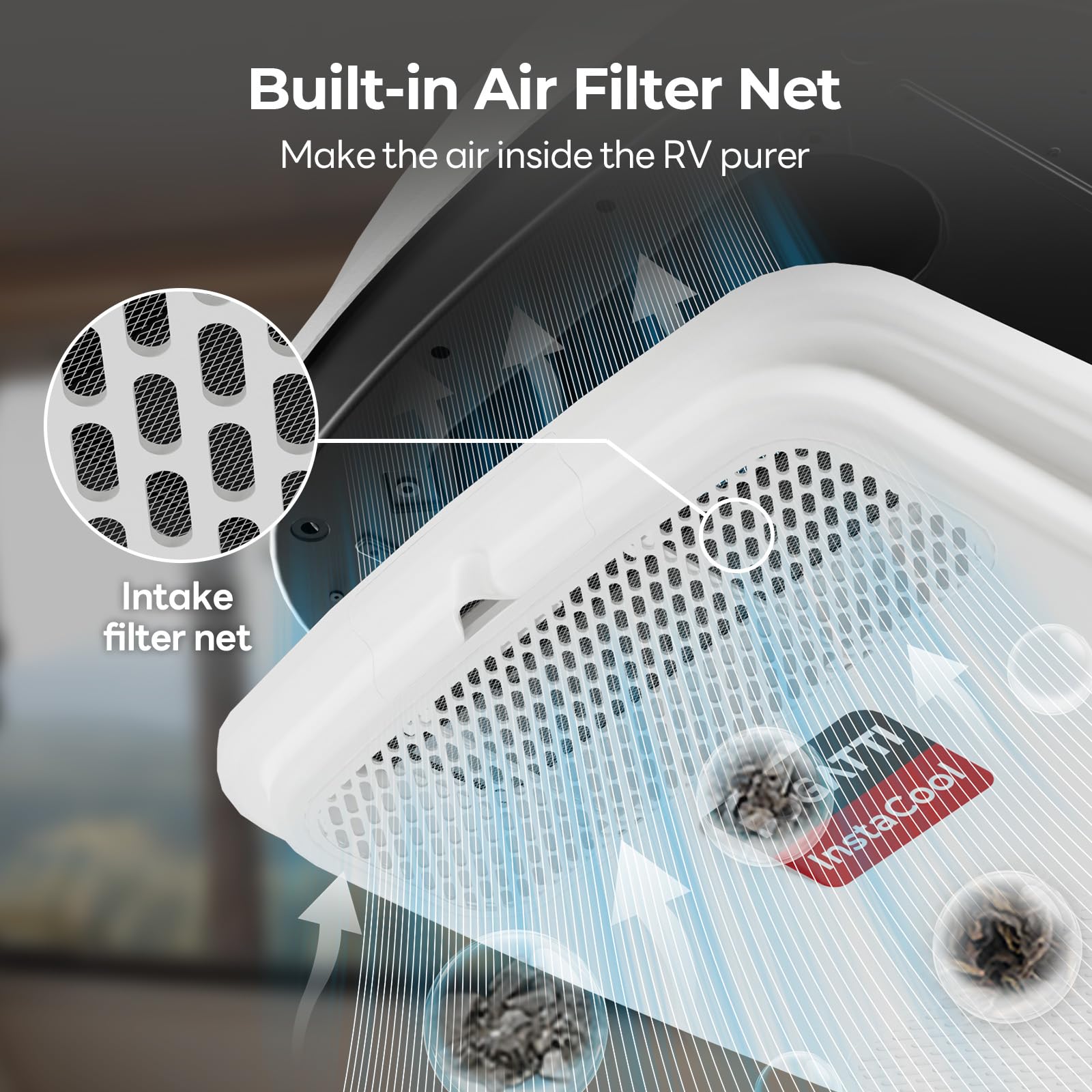 FOGATTI Air Distribution Box, Air Conditioner ADB - Used for Fogatti RV AC Unit 13500 BTU, Non-Ducted White(1 Pack)