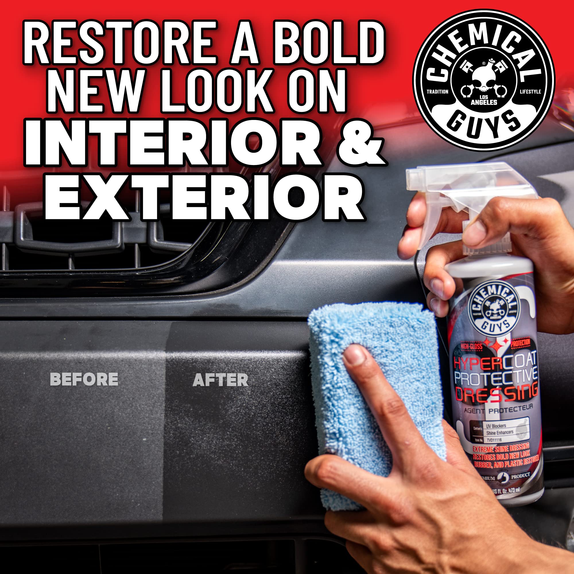 Chemical Guys Tvd111 G6 Hypercoat High Gloss Coating Protectant Sprayable Dressing (Works On Vinyl, Rubber, Plastic, Tires And T