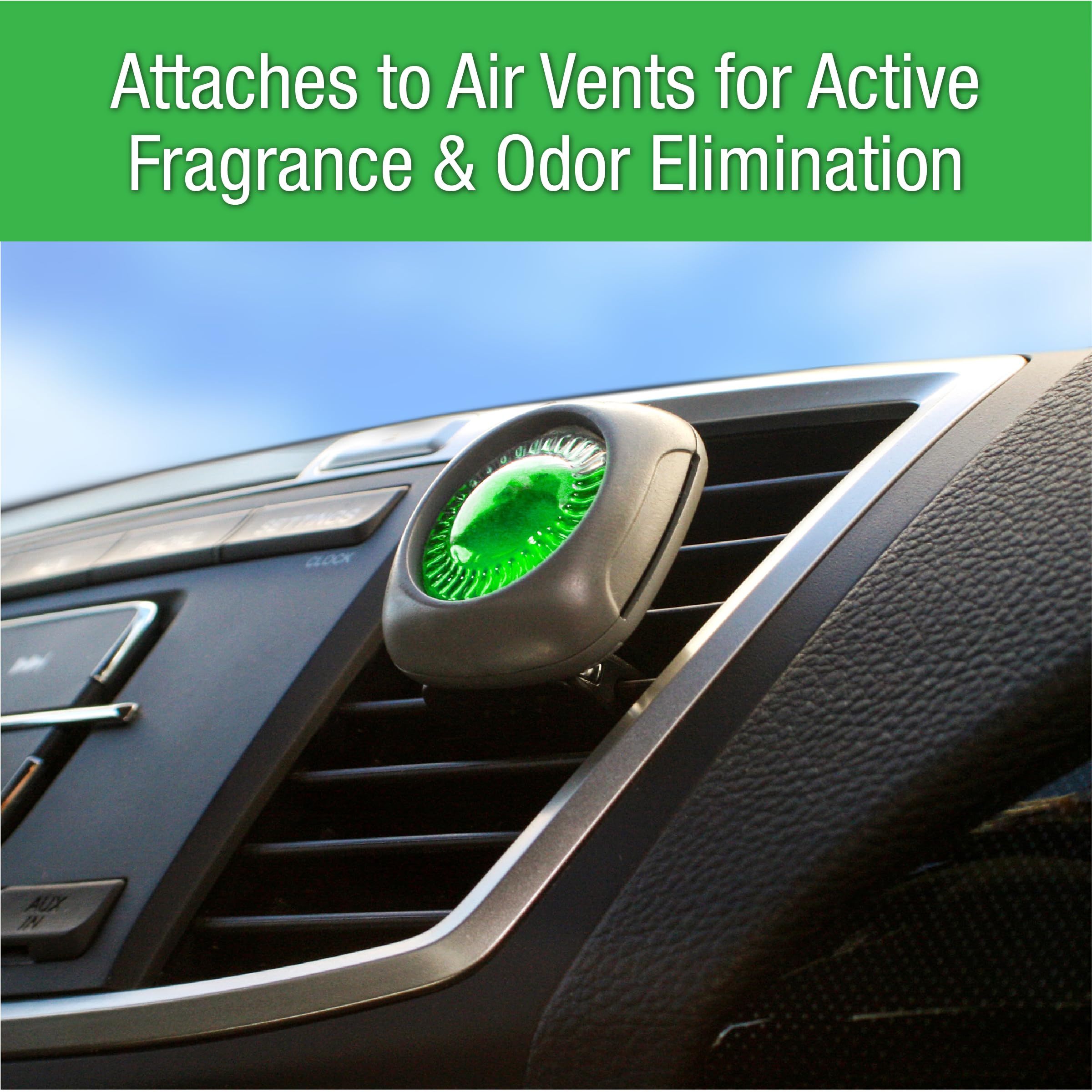 Arm & Hammer AH8203GO Great Outdoor Freshness Vent Clip for Car Air Freshener 4 Pack of 3 Piece in Each