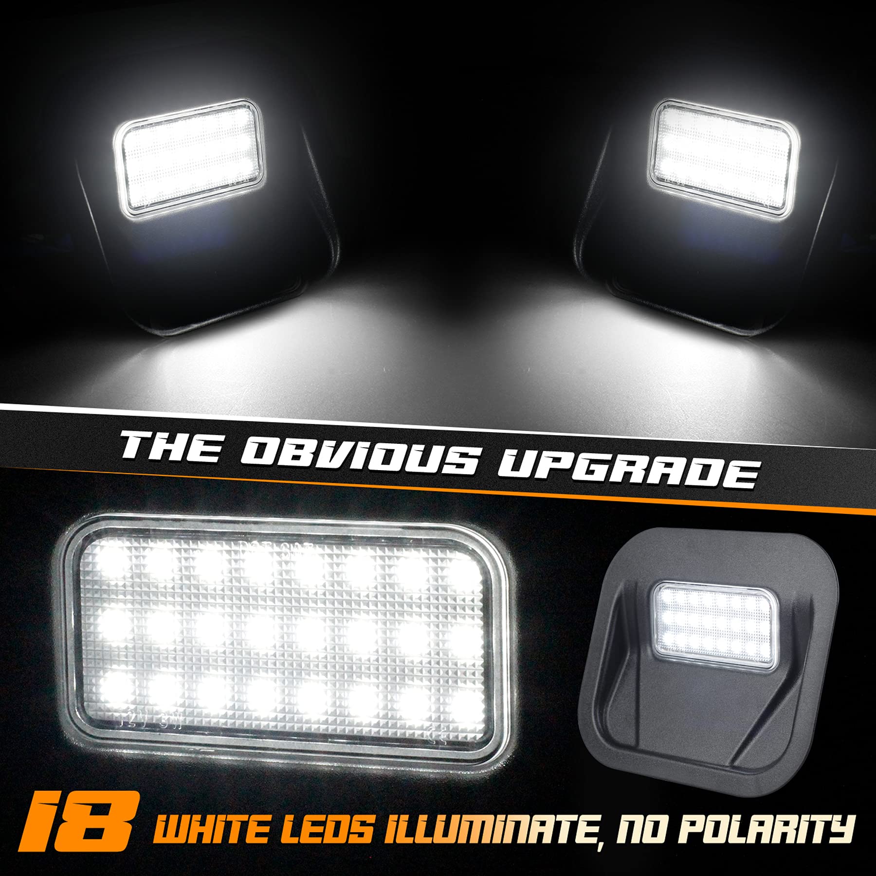 HERCOO Tailgate Step Light LED Truck Bed Multi-Pro Lamp Kit Compatible with GMC Sierra 1500 2500 HD 3500 HD 2020-2021 Chevrolet