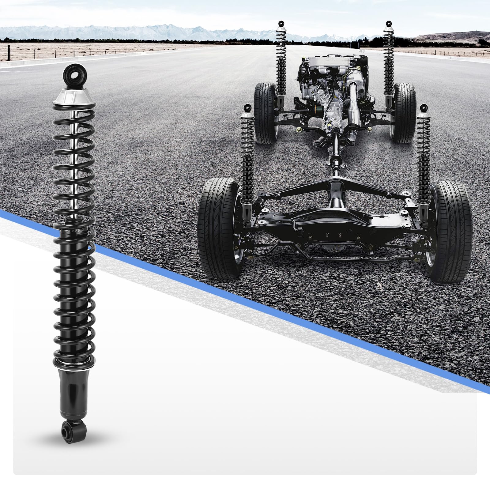 Yitamotor Rear Shocks Loaded Shocks And Struts Compatible With 1999-2006 Chevrolet Silverado 1500, 1999-2006 Gmc Sierra 1500