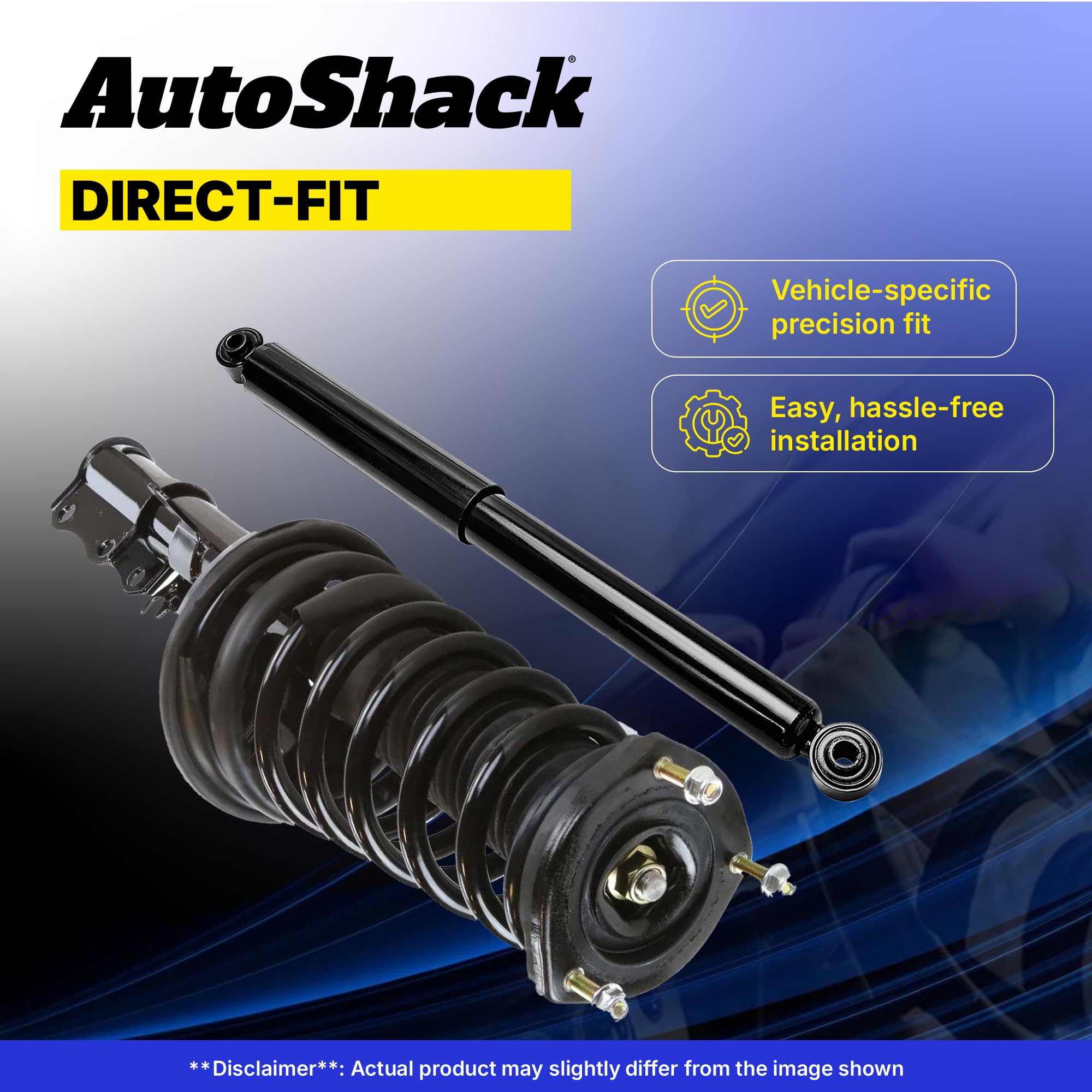 Autoshack Front & Rear Complete Struts Coil Springs And Shock Absorbers Set 4 Replacement For 2006-2010 Kia Optima 2007-2011 Ron