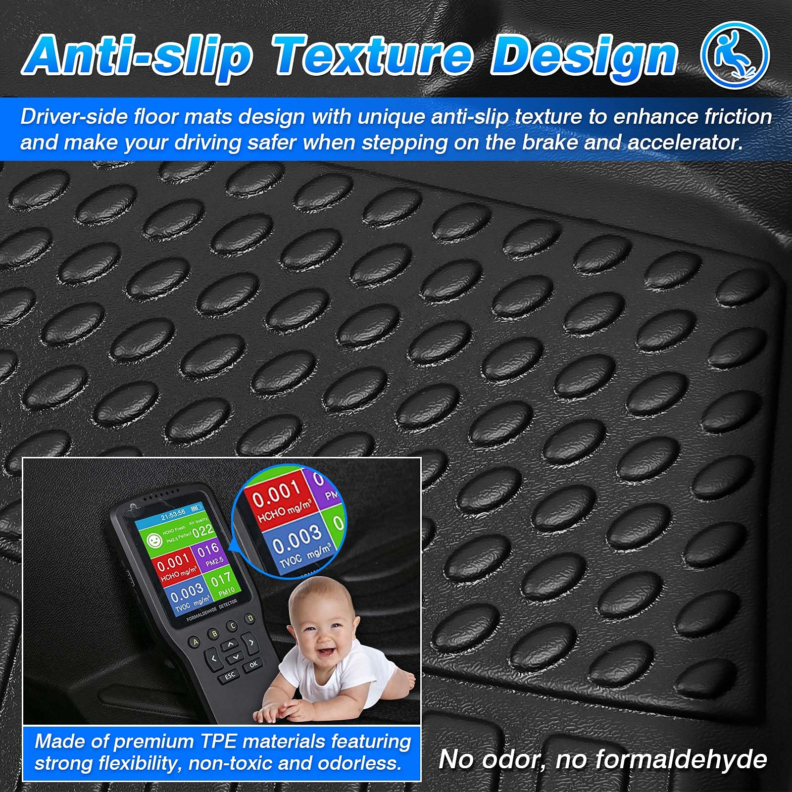 Cartist Custom Fit For Floor Liners Audi Q5 2009 2010 2011 2012 2013 2014 2015 2016 2017/2013-2017 Sq5 All Weather Floor Mats Ca
