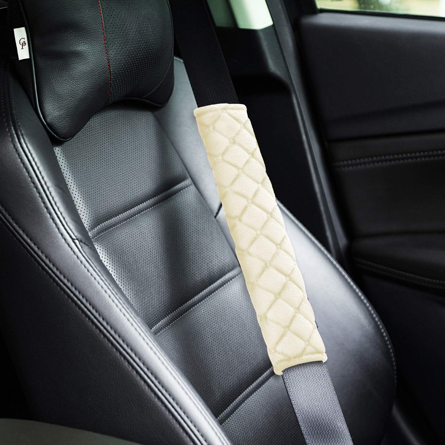 Tatuo 4 Pack Seat Belt Cover Extra Long Seat Belt Pads For Car Seatbelt Protector Soft Comfort Safe Belt Shoulder Strap Covers H