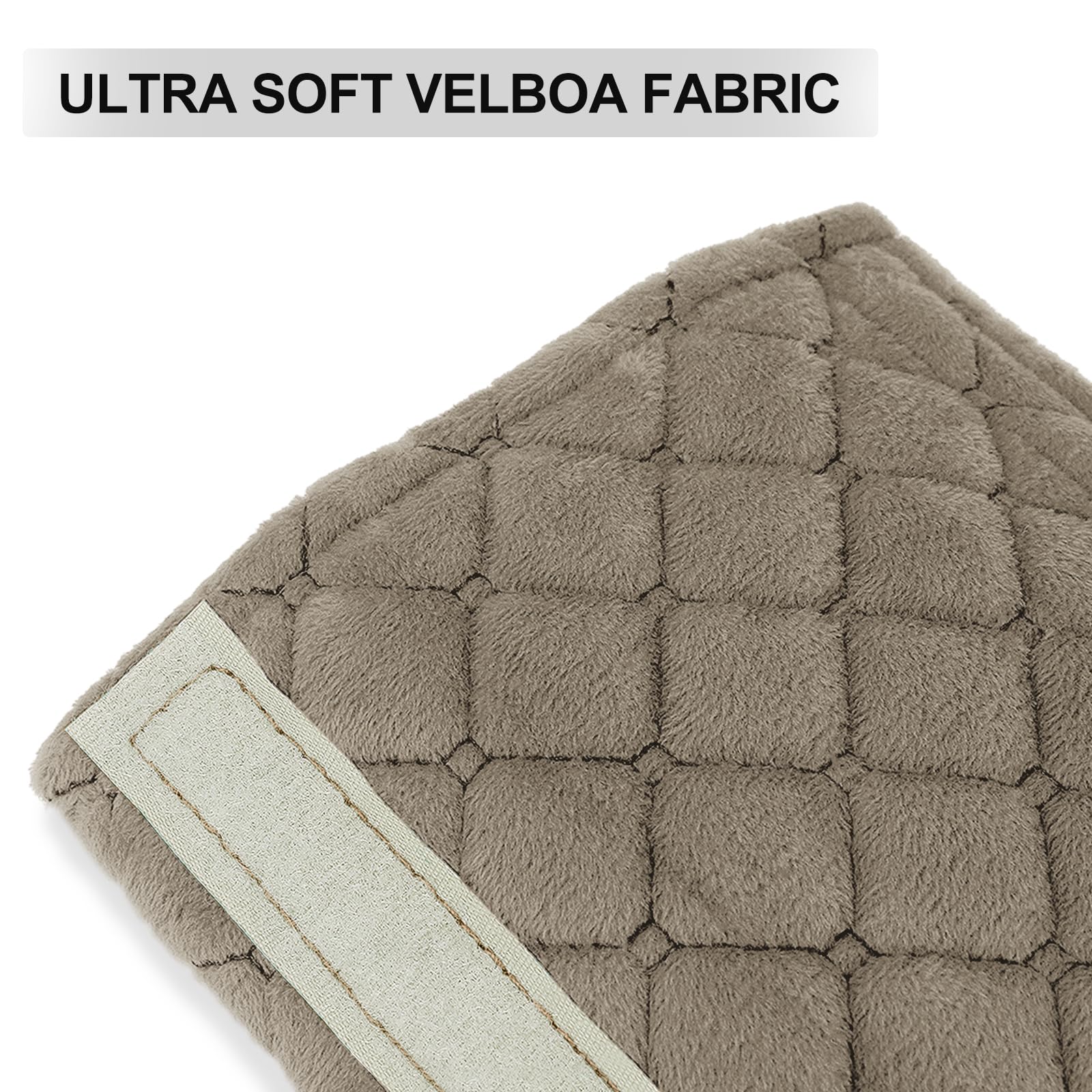 surpassme Car Seat Belt Pads Cover, 2PCS 15in Extra Length Seat Belt Shoulder Strap Covers Protector to Release Stress to Neck a