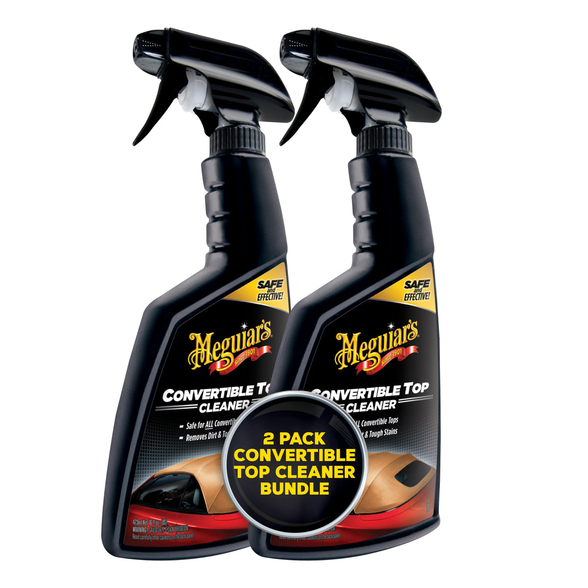 Meguiar 'S G2016 Convertible Top Cleaner, 16 Ounces (Pack Of 2)