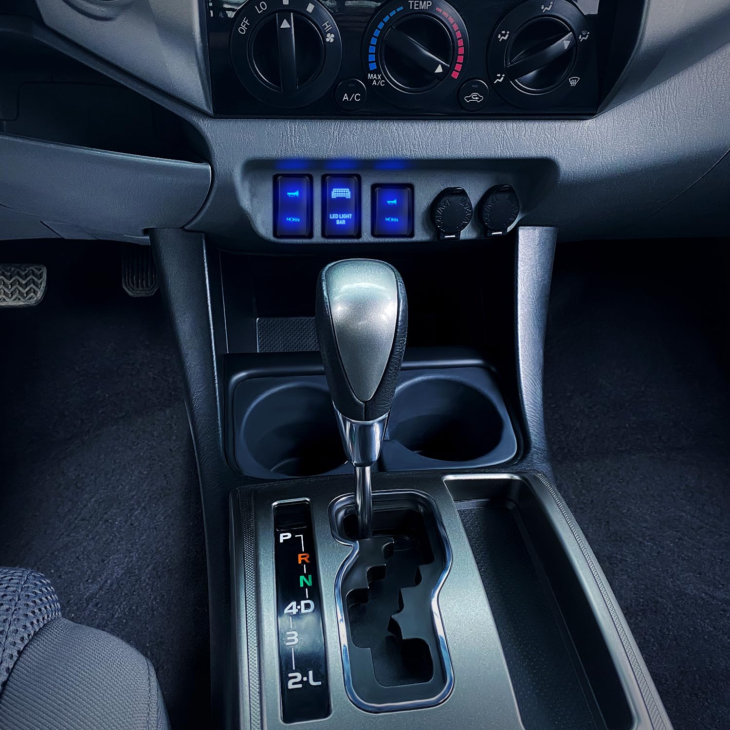 Nilight Horn Push Button Switch 12V (On) Off Momentary Switches With Connector Wire Kit 1.54'' X 0.83'' Replacement For Toyota F