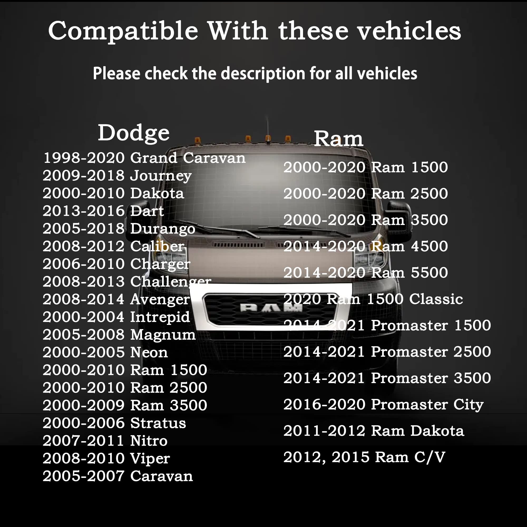 SEEBOO Locking Gas Cap for Dodge & Ram, Black Plastic, Model SEBO-043, Fits 1500 2500 3500 Journey Charger Dakota Dart Avenger