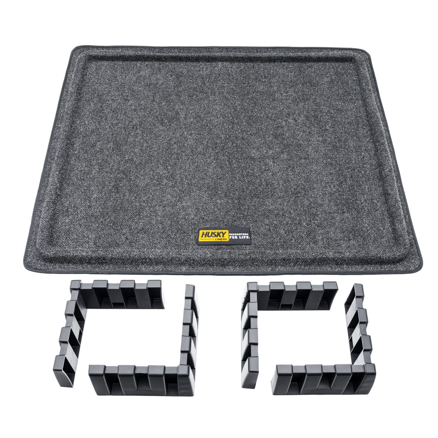 Husky | Cargo-Logic/Cargo Organizers | Universal Fitment | Medium Size, (Includes 30 X 36 Mat And Set Of 4 Cargo Logic Loks)