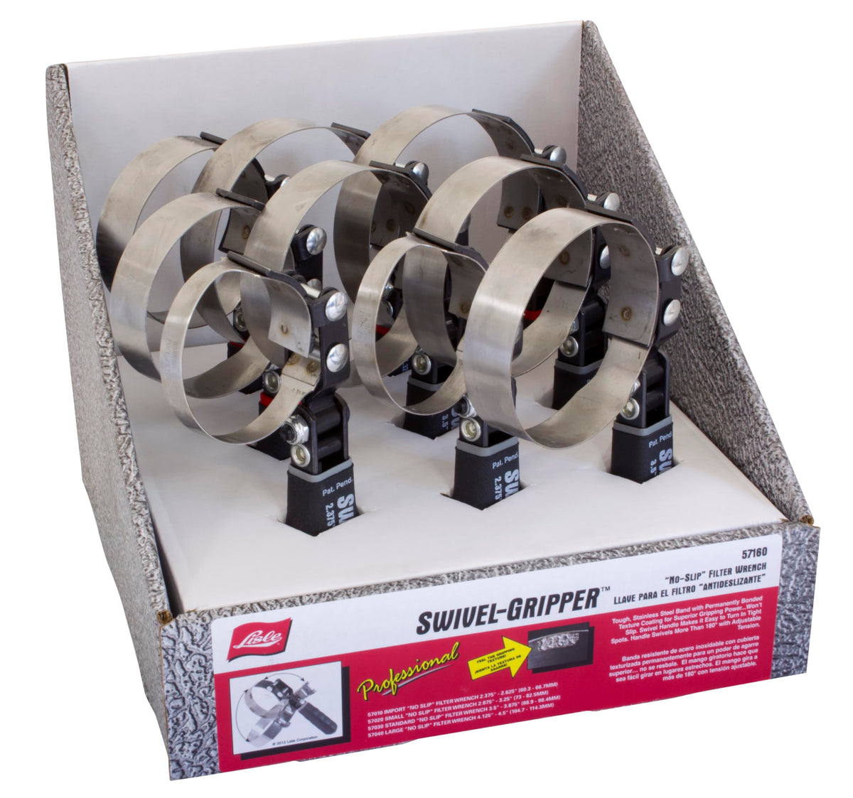 Lisle 57160 Swivel-Gripper 9-Pack