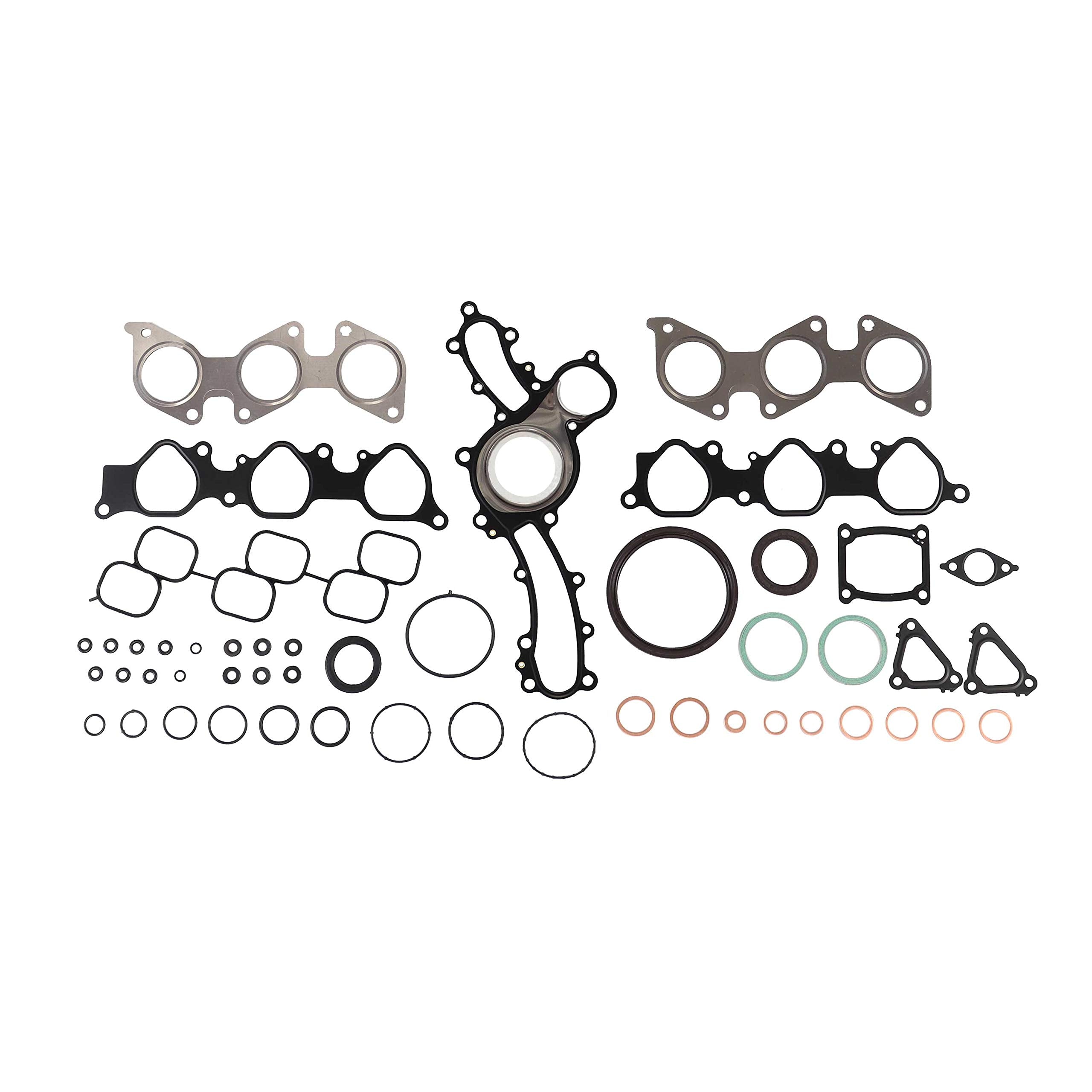 DNJ FGS9069 Full gasket set for 2003-2011 Toyota 4Runner, FJ Cruiser, Tacoma 4.0L V6 24V DOHC 3956cc