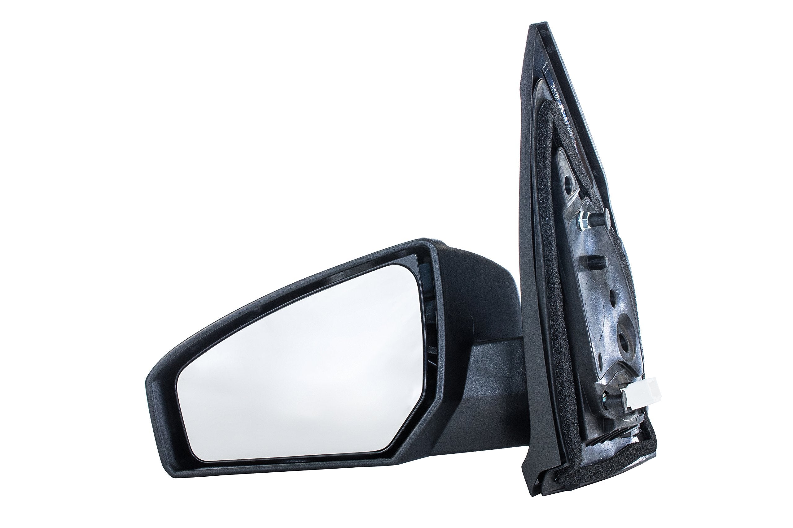 Dependable Direct Left Driver Side Black Non-Folding Non-Heated Power Operated Door Mirror Compatible With Nissan Sentra (2007 2