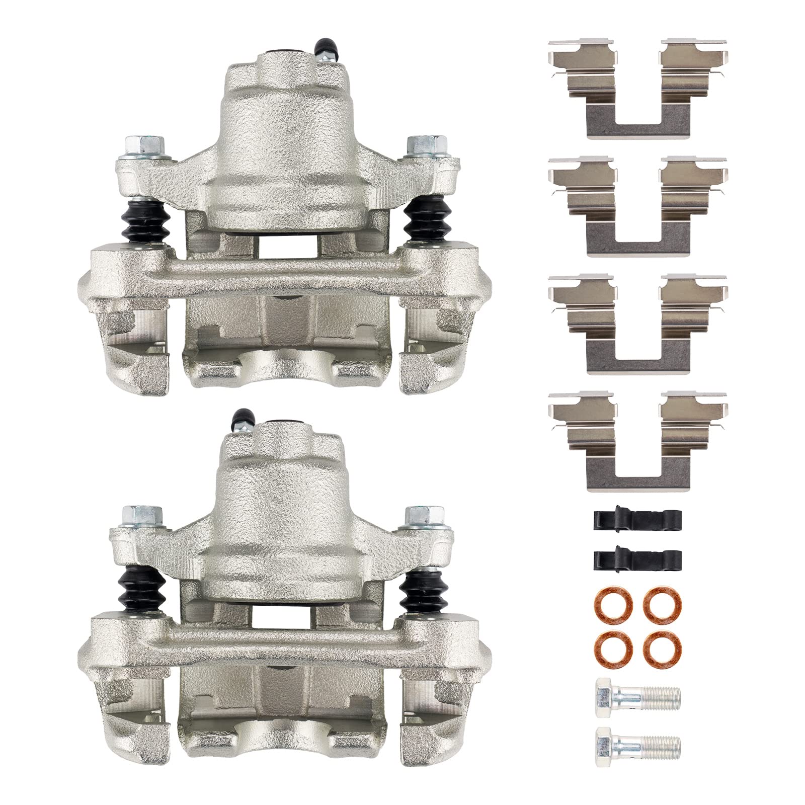 Kax Disc Brake Caliper Assembly Fit For Toyota Camry 2002-2006, Avalon 2005-2007, Solara 2004-2008, Rear Left And Right, Driver
