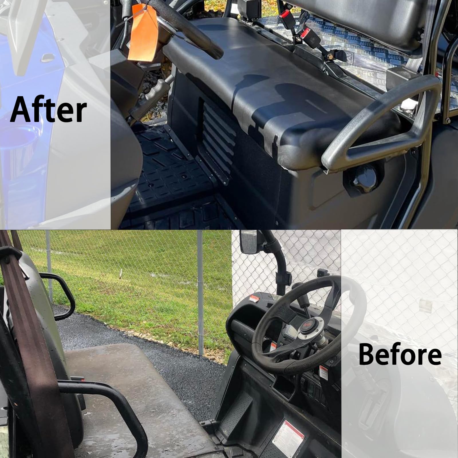 Lkv Utv Seat Cover Replacement For Polaris Ranger 400 500 570 800 2010-14 Midsize Crew Ev Utv Rzr 282