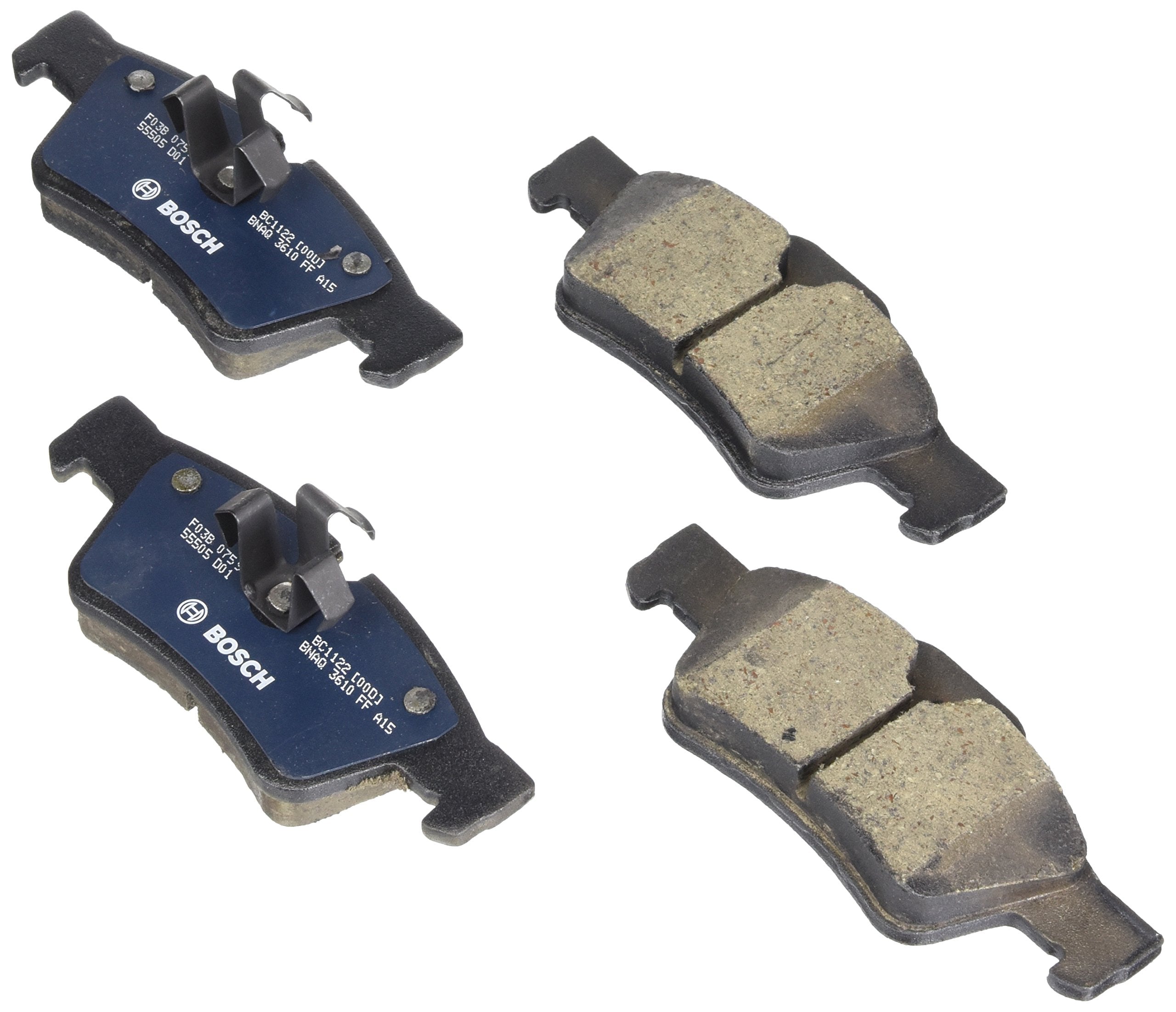 BOSCH BC1122 QuietCast Premium Ceramic Disc Brake Pad Set - Compatible with Select Mercedes-Benz G55, G63, G65, GL320, GL350, GL