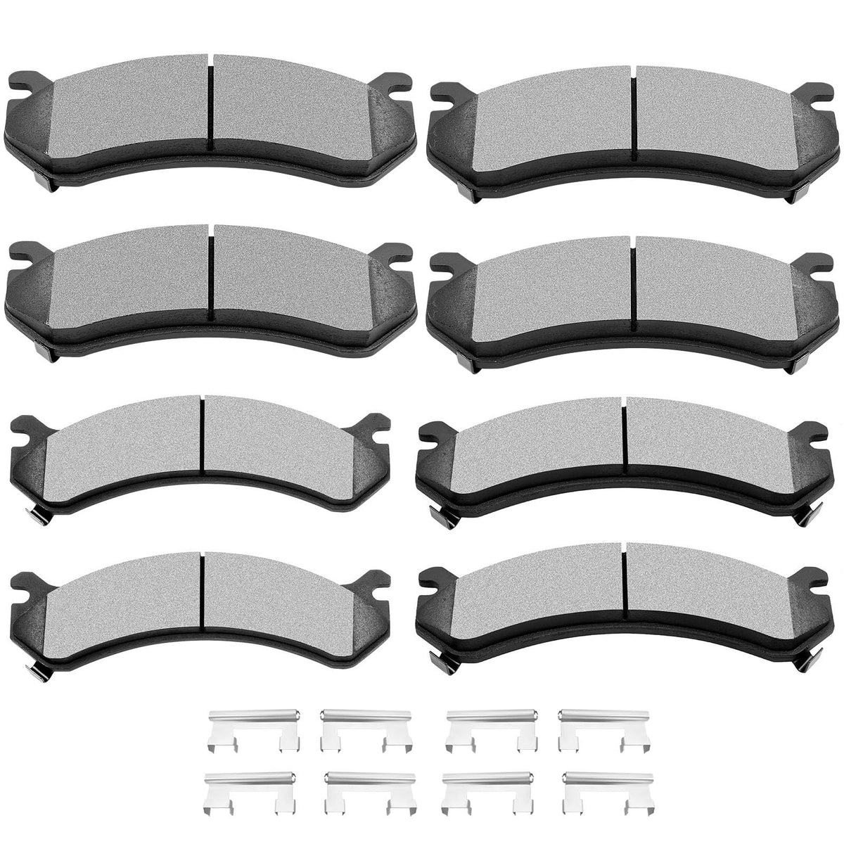 Scitoo D785 D784 Front Rear Semi-Metallic Brake Pads Sets Fit For Chevrolet 1999 2000 2001 2002 2003 2004 2005 2006 2007 2008 20