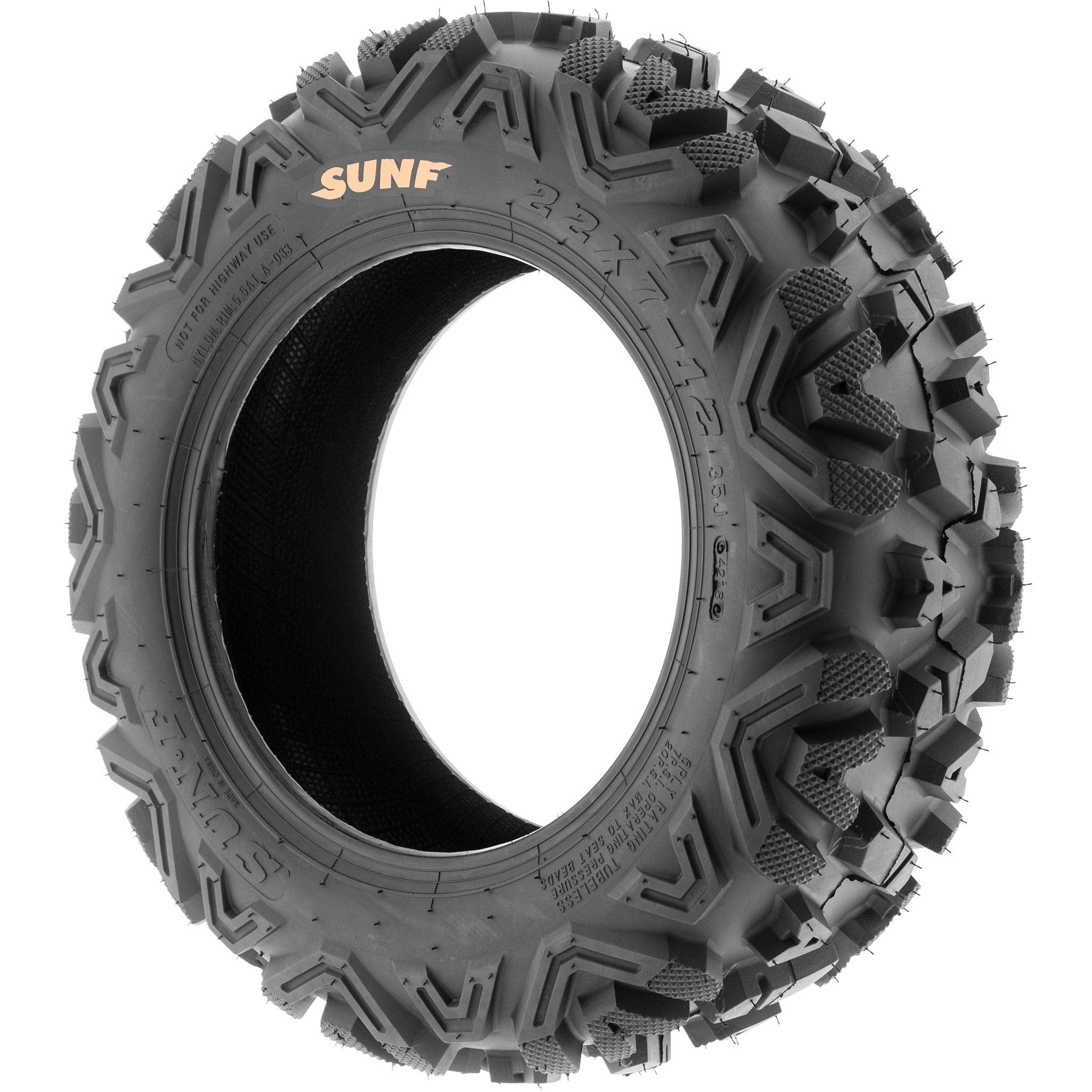 Sunf 24X8-11 24X8X11 All Terrain Tires Atv Utv 6 Pr Power I A033 - Set Of 4