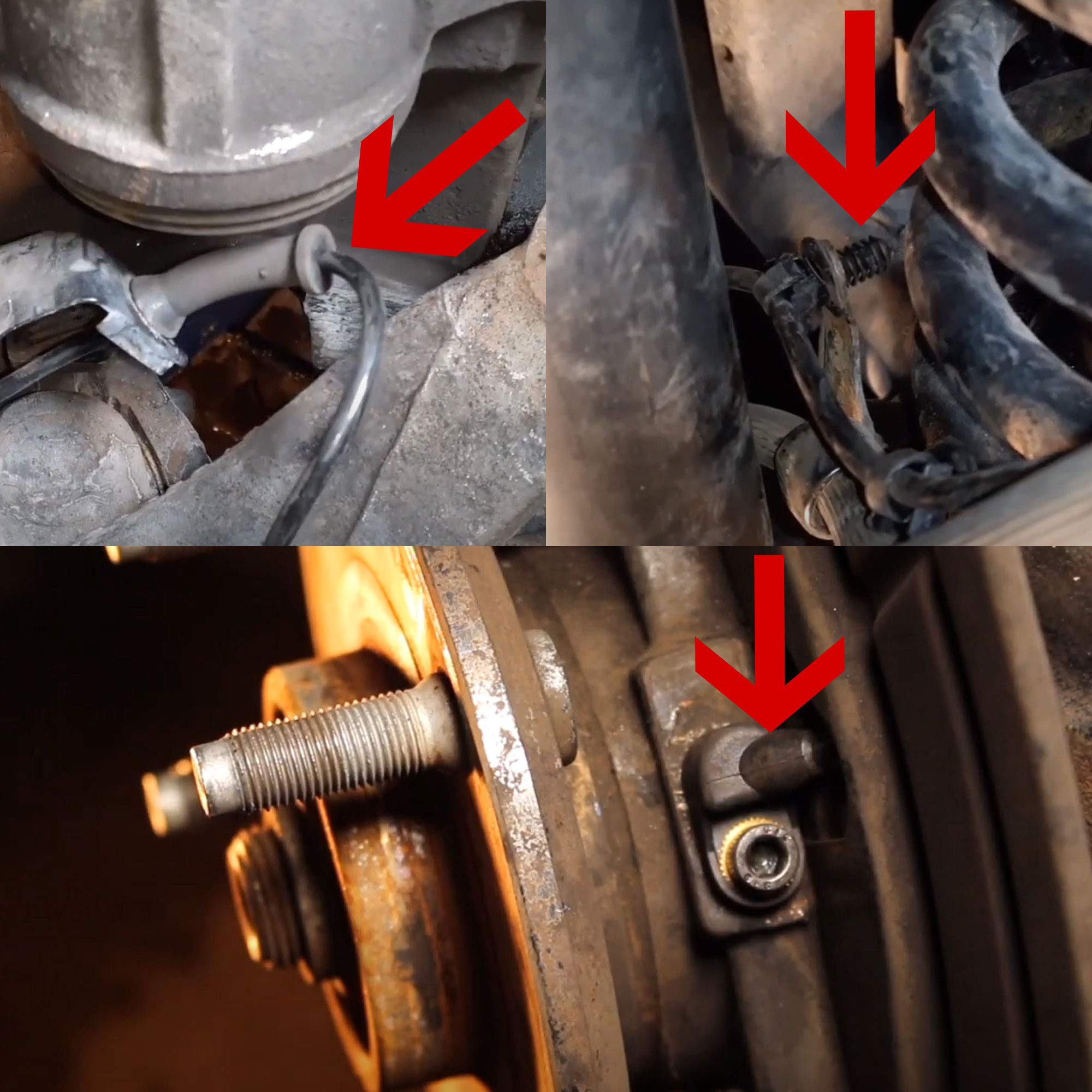 Dasbecan Front And Rear Abs Wheel Speed Sensor Compatible With Jeep Wrangler 3.6L 2012-2017,Jeep Wrangler 3.8L 2007-2011 Replaces# 68003281Aa 68003281Ac 52060156Ad 52125003Aa (Pack Of 4Pcs)