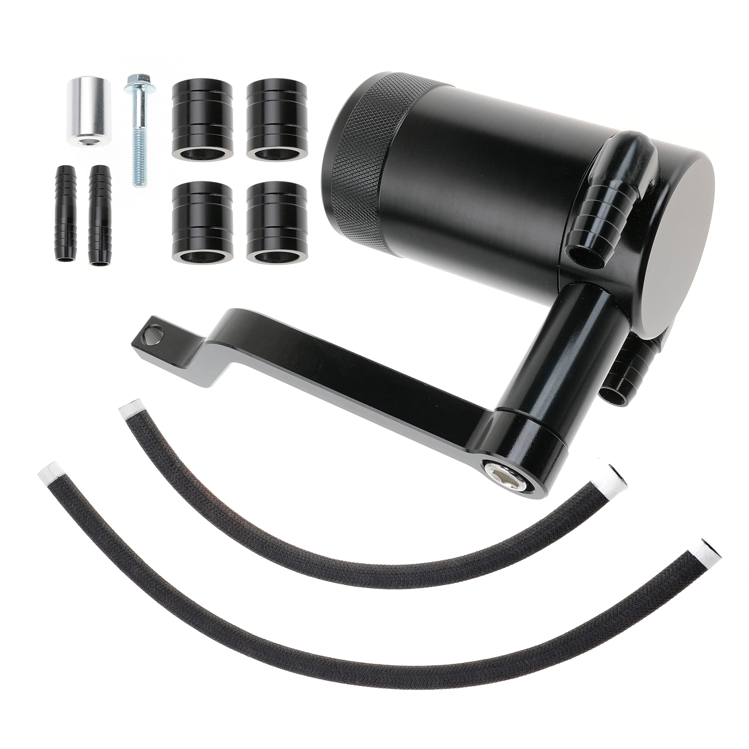 Jofynzo Billet Catch Can HEMI Technology Z-Bracket Scat Pack Compatible with Dodge Challenger Charger for Chrysler 300 for Jeep 