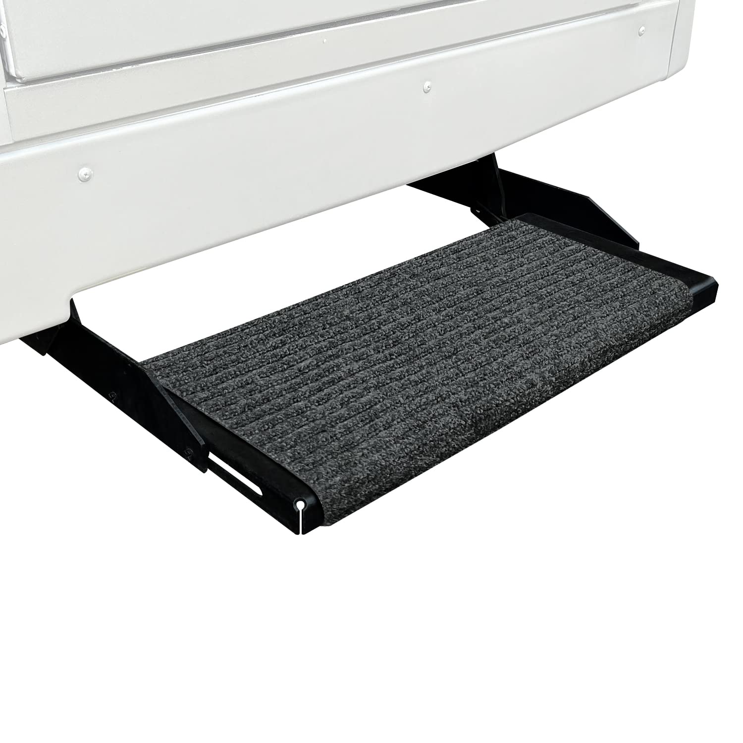 Prest-O-Fit 2-0420 Ruggids Rv Step Rug Black Granite 23 In. Wide 19 - Inch X 23 - Inch