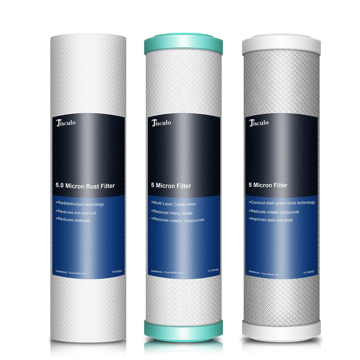 Replacement for clearsource ultra rv water filter Fit for clearsource ultra Three Canister System, Include 5.0 Micron Rust Filte