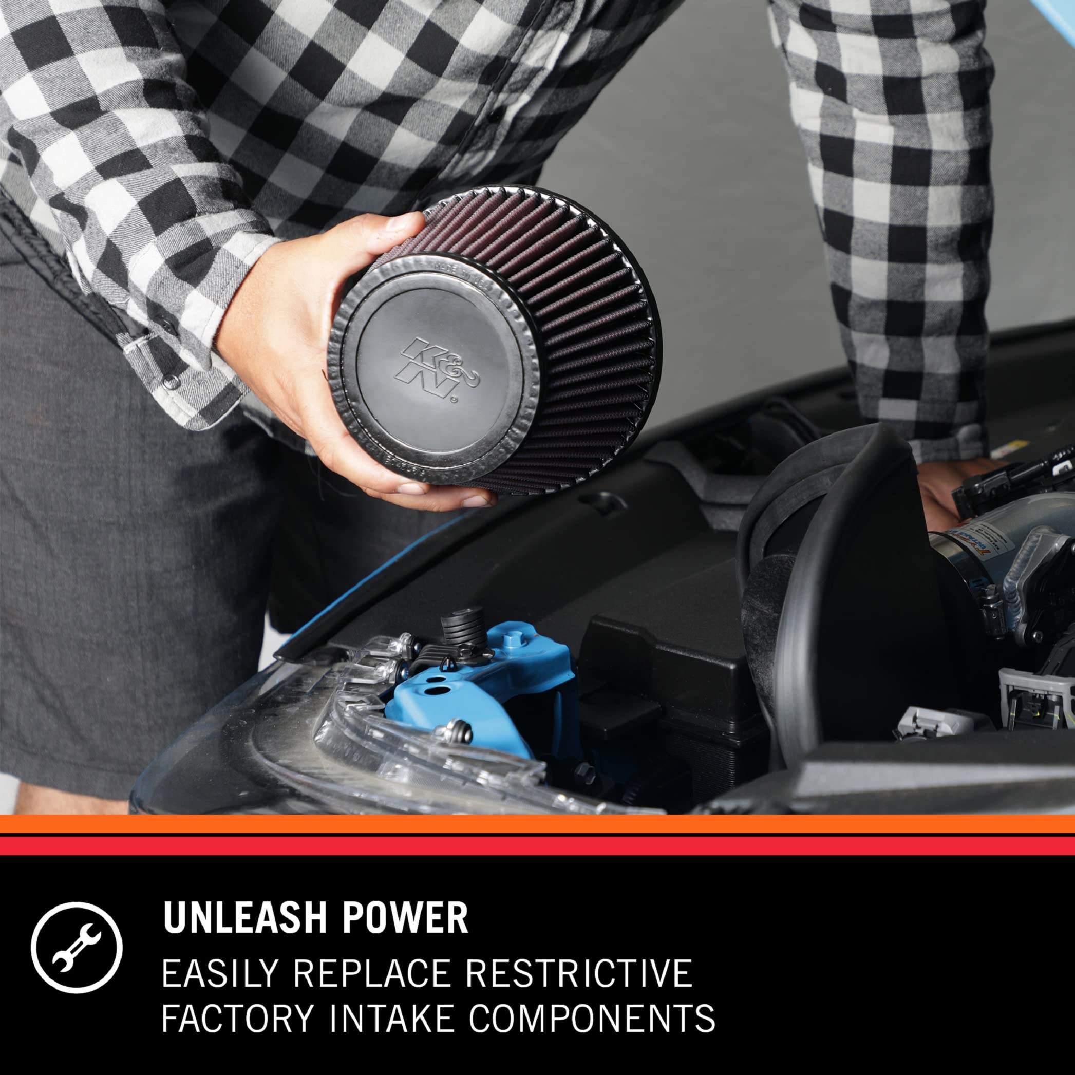 K&N X-Stream Top Filter: High Performance, Premium, Washable, Replacement Engine Filter: Filter Height: 1 In, Shape: Round Lid,