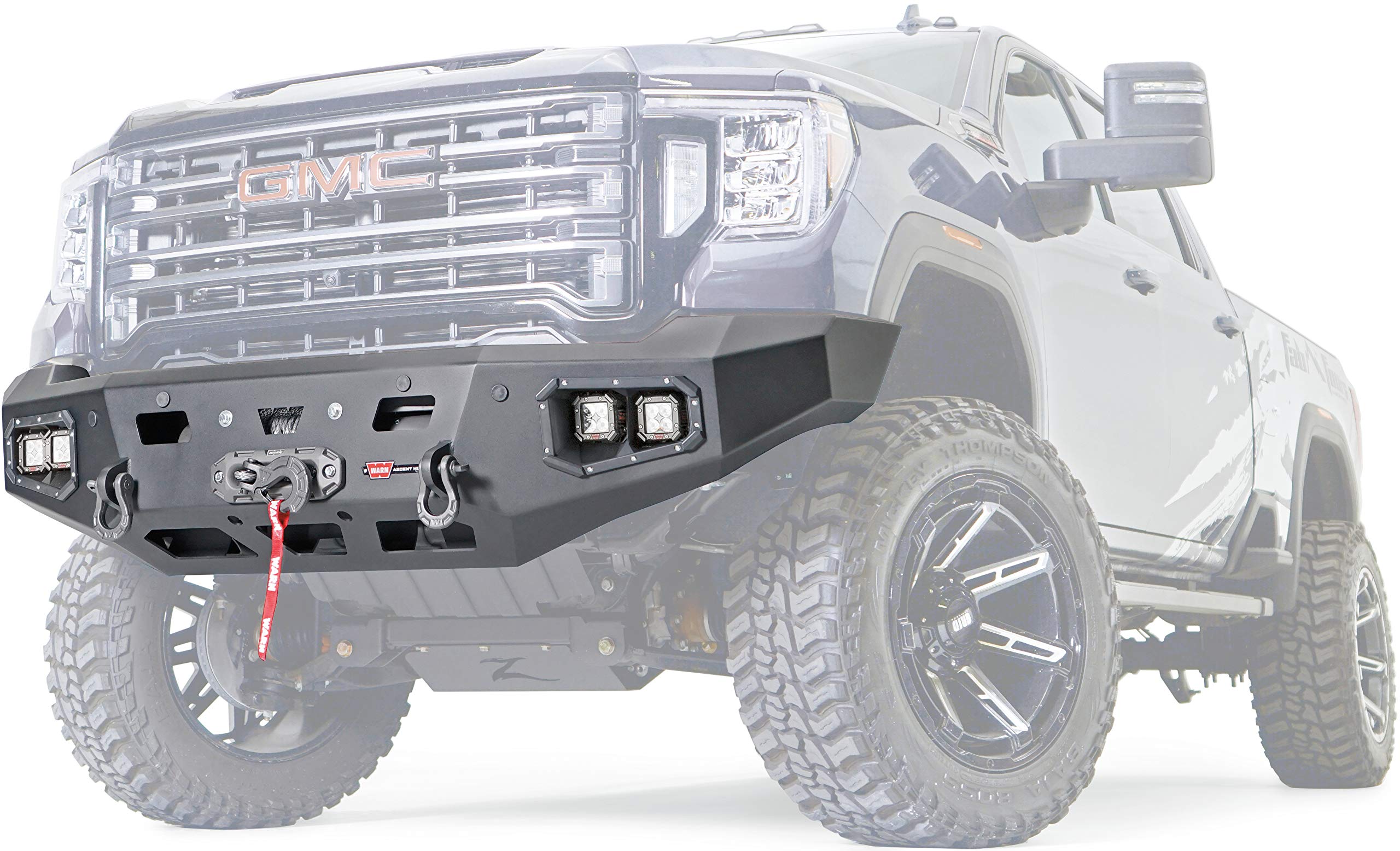 Warn 107177 Ascent Front Bumper Without Grille Guard Tube, Fits: Gmc Sierra Hd 2500/3500 (2020-Current)