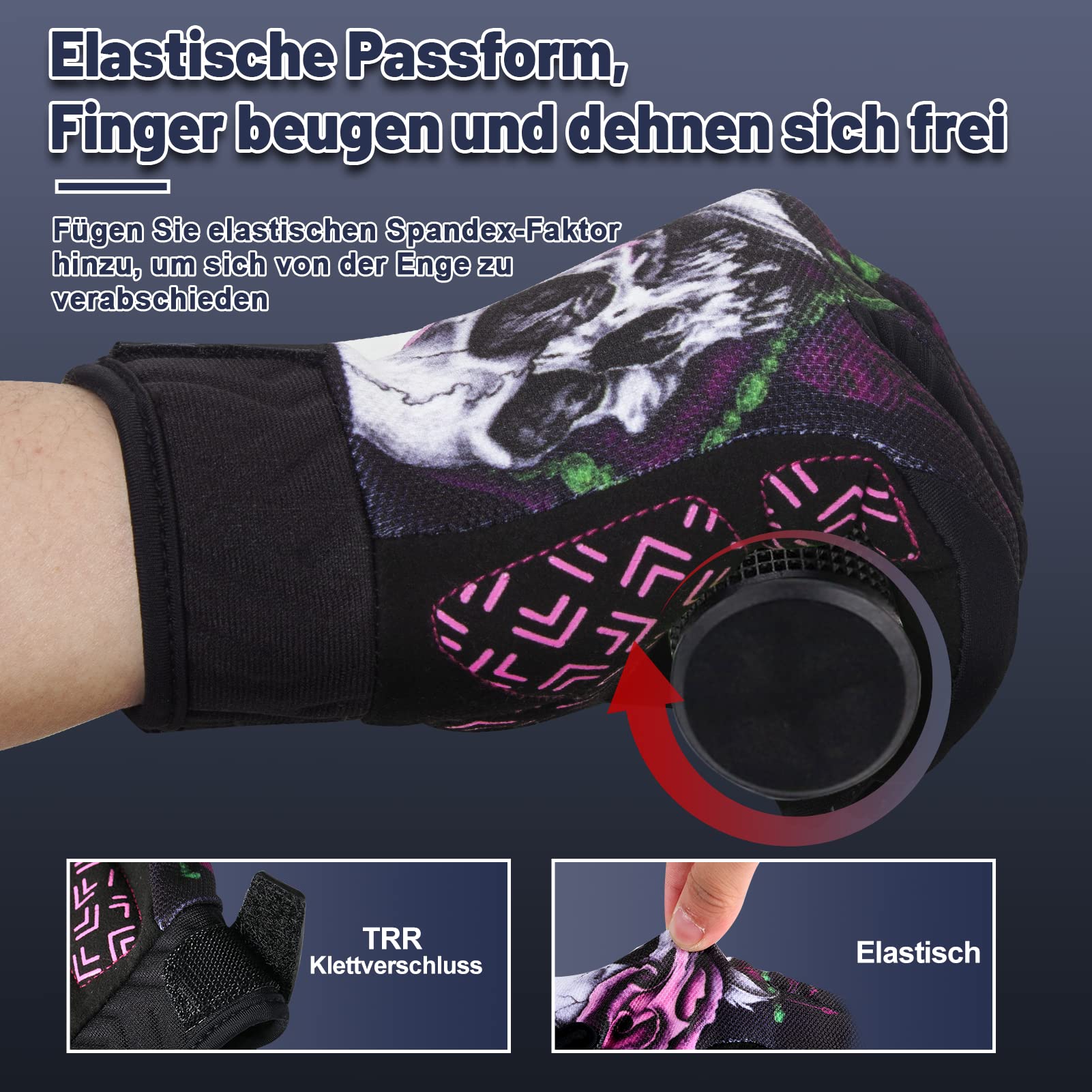 Rigwarl Women 'S Touchscreen Motorcycle Gloves - Pink, Breathable, Non-Slip, Full Finger For Mountain Bike, Cycling, Atv, Mtb